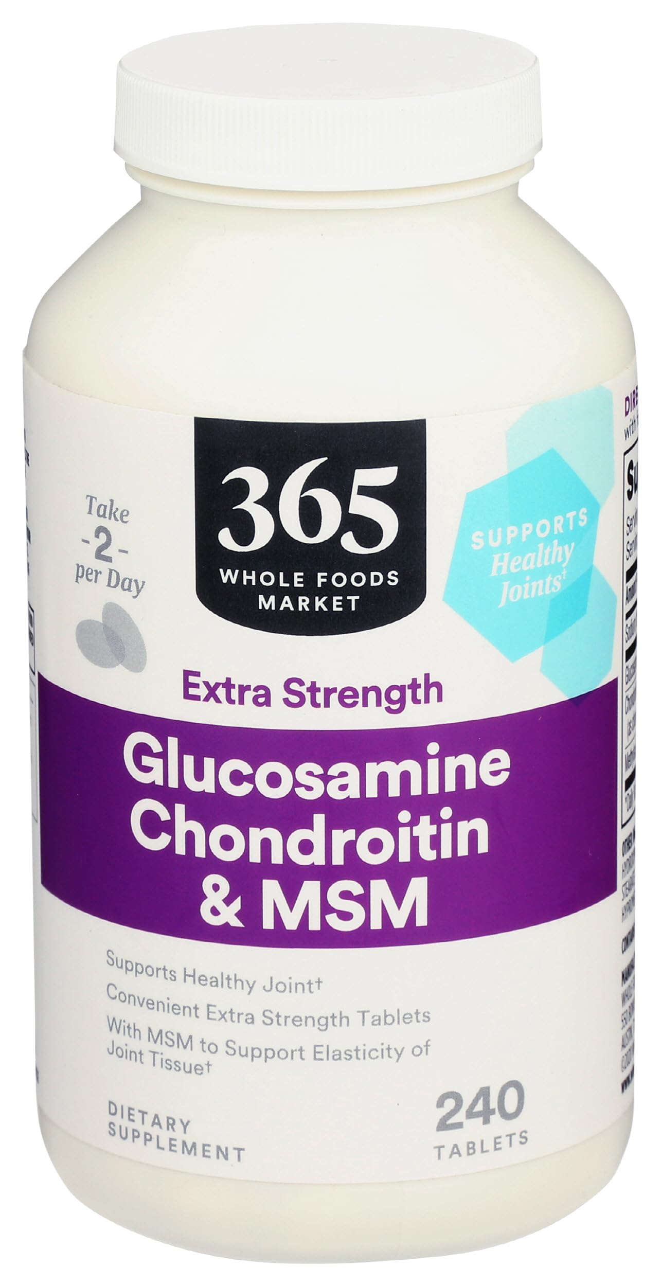 365 by Whole Foods Market, Glucosamine Chondroitin X Strength MSM, 240 Tablets 365 by Whole Foods Market buy supplements canada