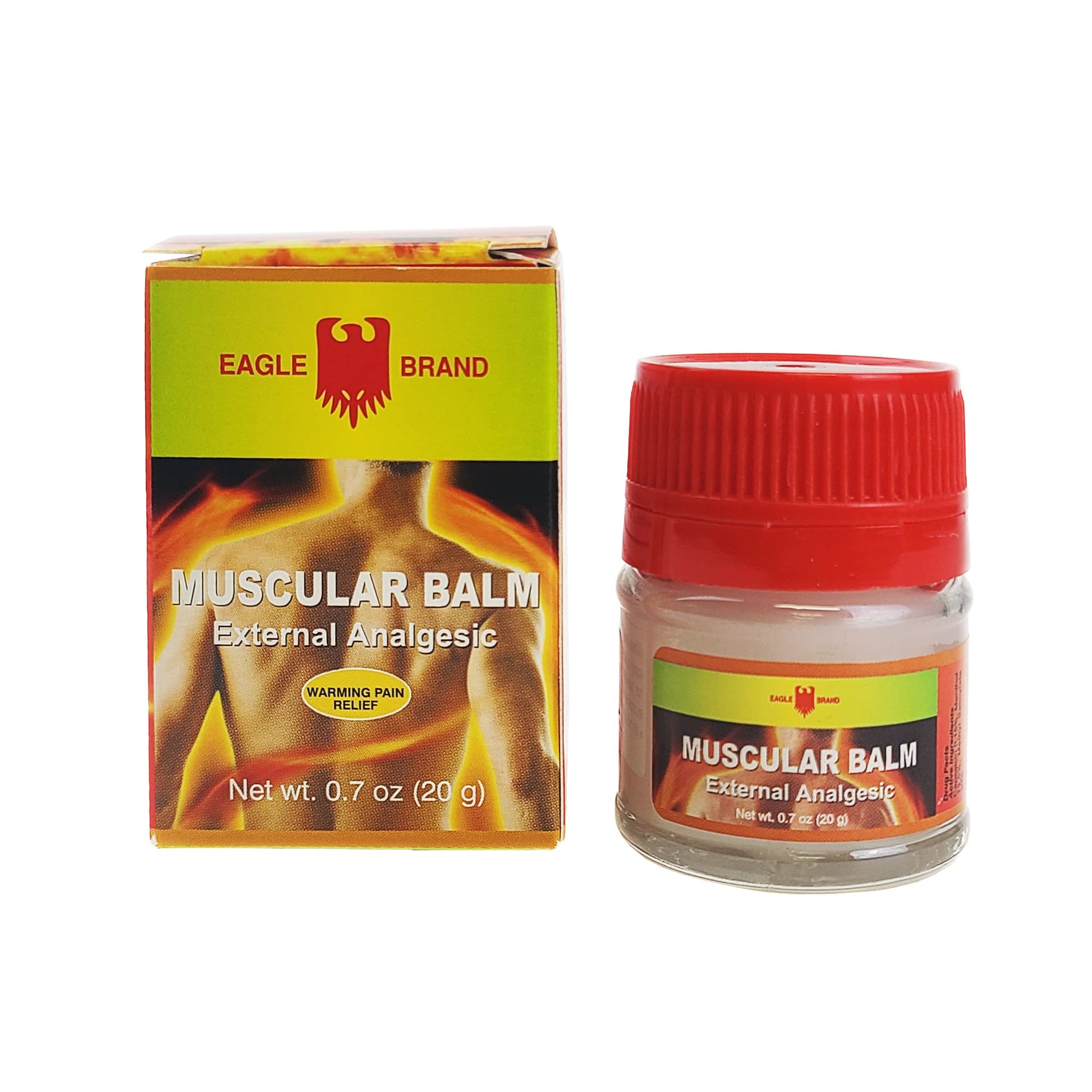 Eagle Brand Muscular Balm, External Analgesic, Warming Pain Relief, 0.7oz x 3, (Pack of 3) Generic buy supplements canada