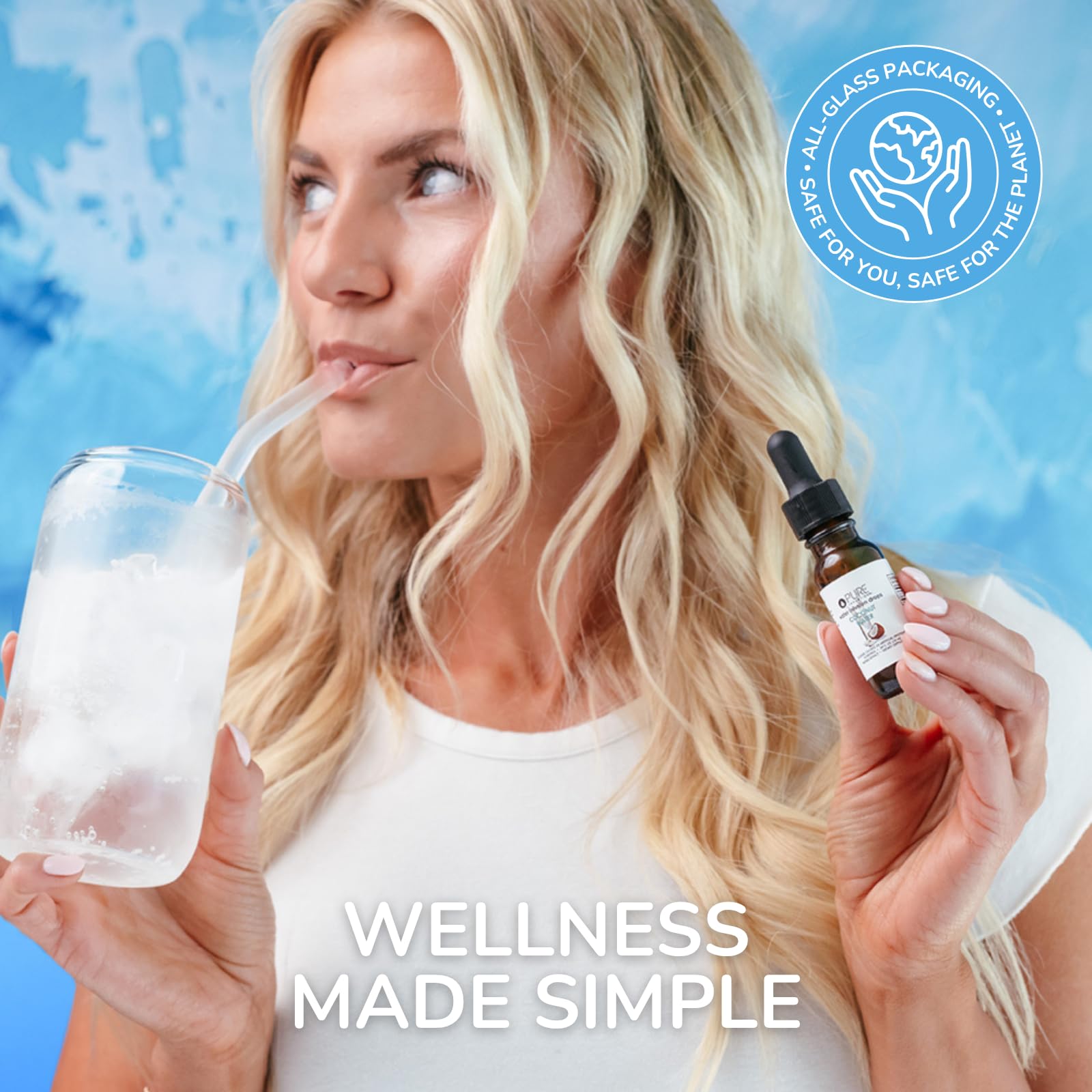 Pure Inventions - Coconut Water Infusion Drops – Electrolytes - Sugar-Free Hydration, Zero Calories, No Artificial Sweeteners, Clean Ingredients, 30 Servings Pure Inventions buy supplements canada