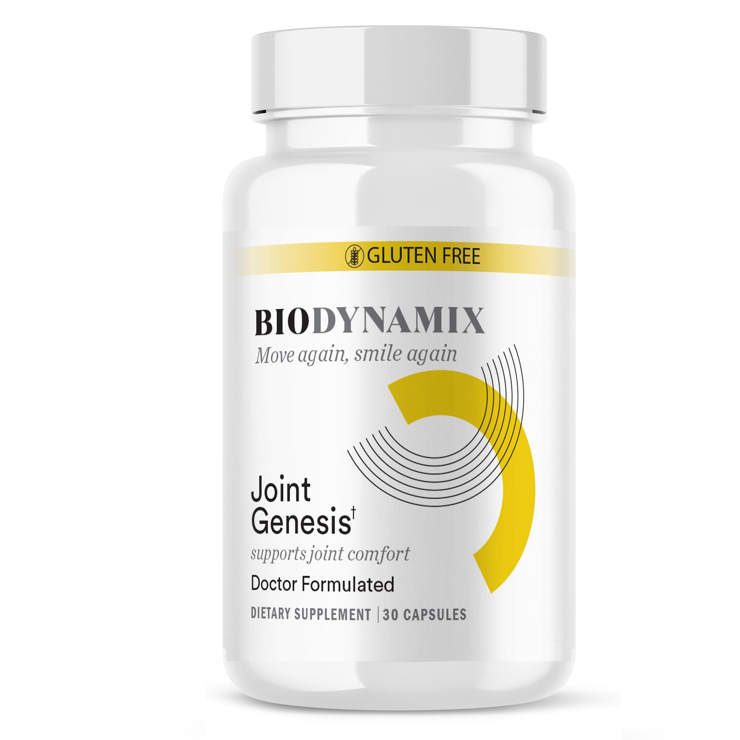 BioDynamix Joint Genesis - Joint Support Supplement - with Mobilee and Boswellia Serrata - for Comfortable, Flexible Joints - 30-Day Supply BioDynamix buy supplements canada