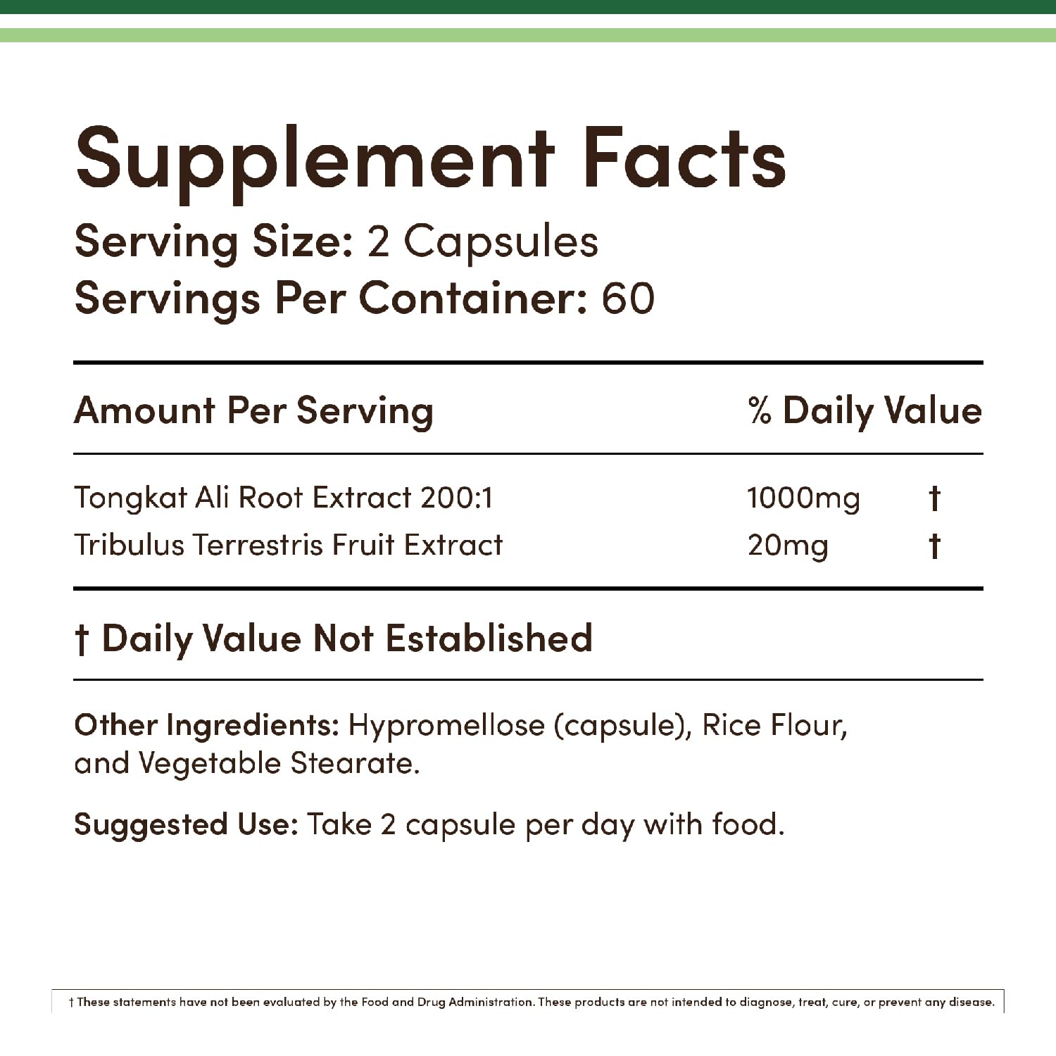 Tongkat Ali Extract - Ultra High Potency 200:1 - for Men (Longjack) Eurycoma Longifolia, 1000mg per Serving, 120 Capsules - with 20mg Tribulus Terrestris Double Wood Supplements buy supplements canada