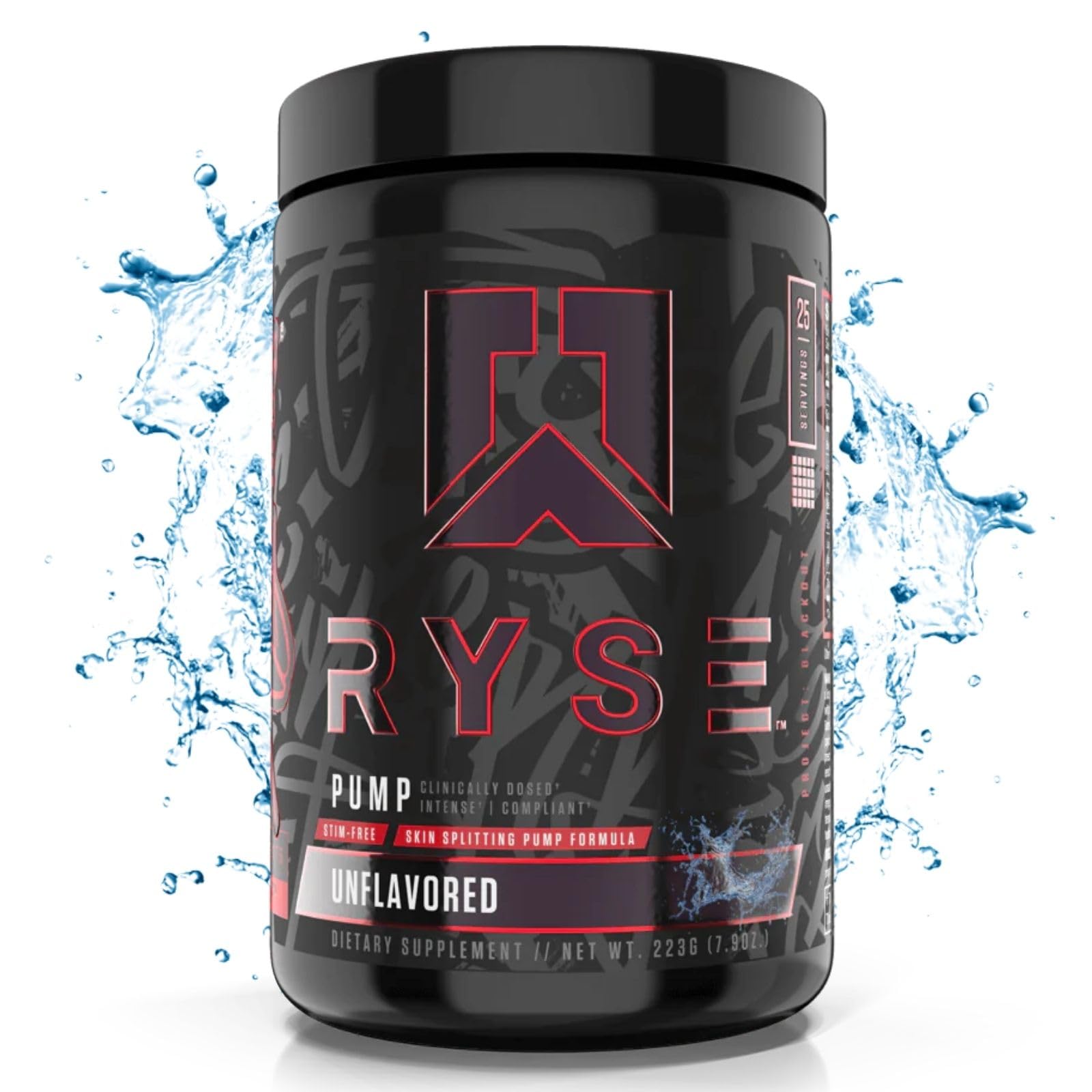 RYSE Up Supplements Project Blackout Pump Powder | Pump, Power, Endure | Betaine RYSE Up Supplements buy supplements canada