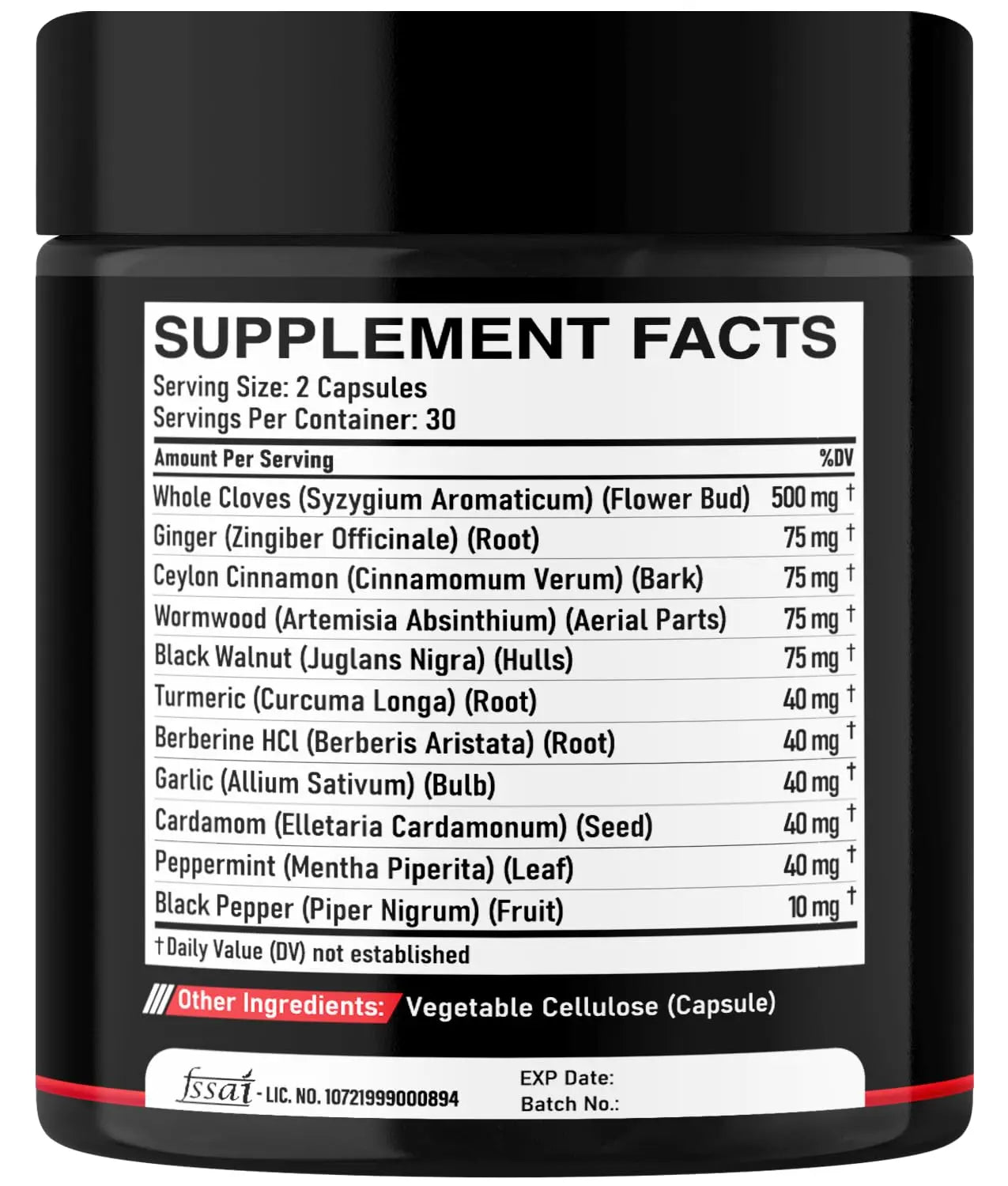 DEDICAD 11in1 Cloves Supplement with Ginger, Ceylon Cinnamon and 8 Other More - Digestive, Immune System, Mood Support - 60 Capsules - 30 Days Supply DEDICAD buy supplements canada