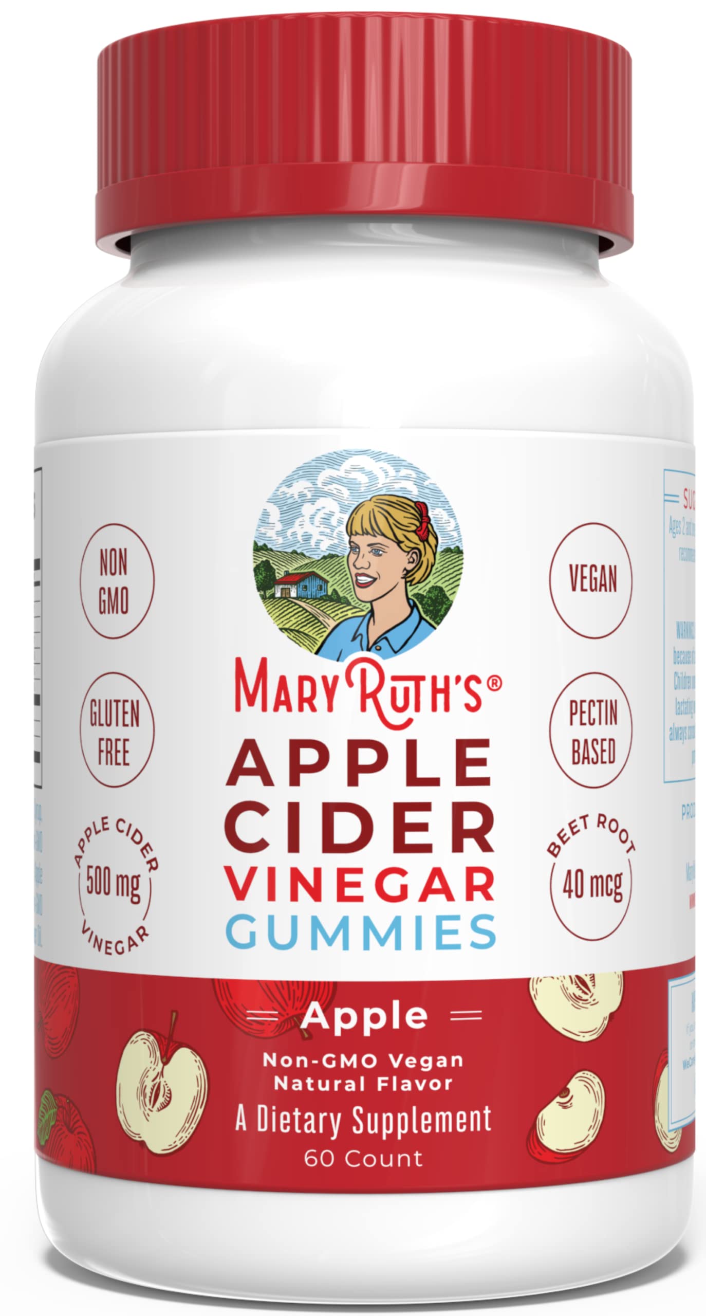 MaryRuth's Apple Cider Vinegar Gummies | ACV Gummies for Immune Support | Vegan MaryRuth Organics buy supplements canada