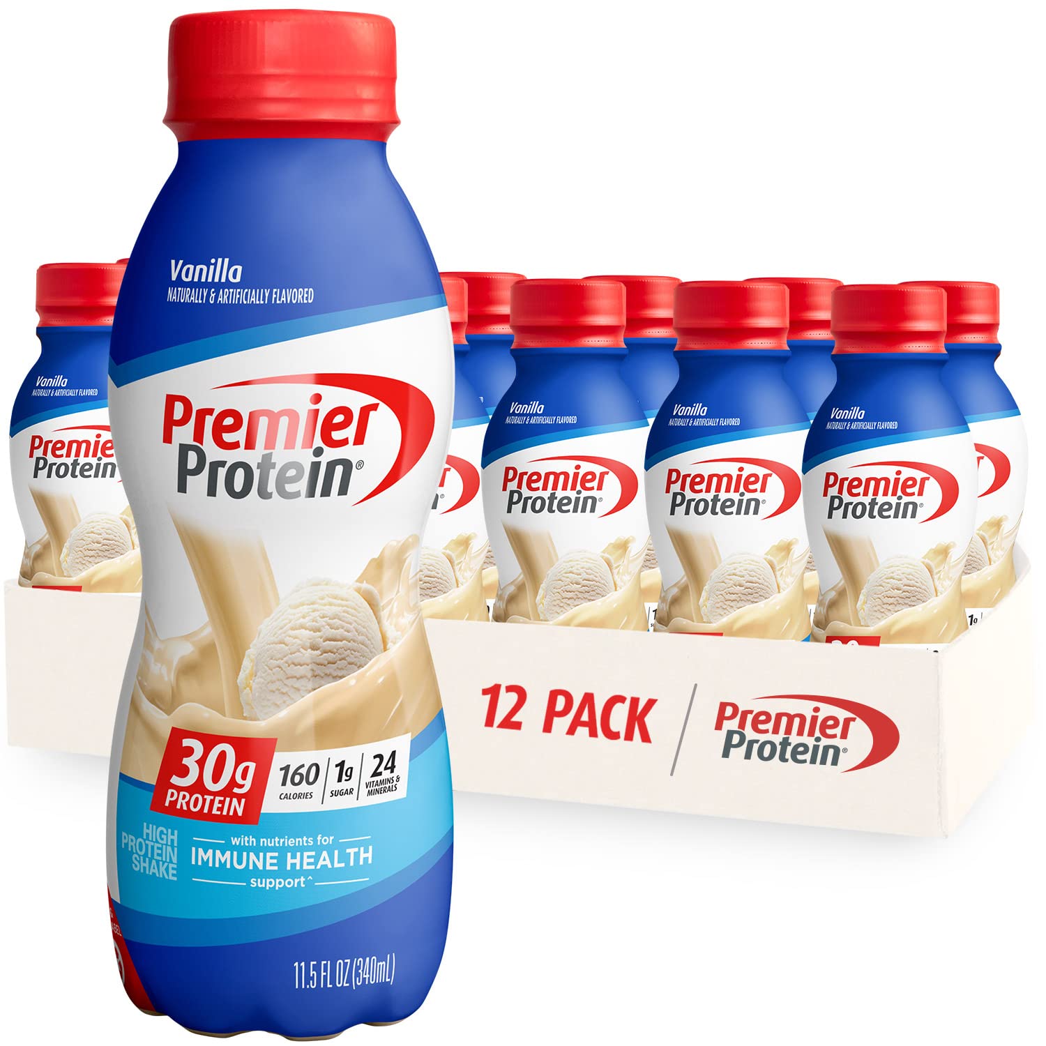 Premier Protein Shake Bottle, Vanilla, Liquid, Powder, keto, 30g Protein, 1g Sugar Premier Protein buy supplements canada