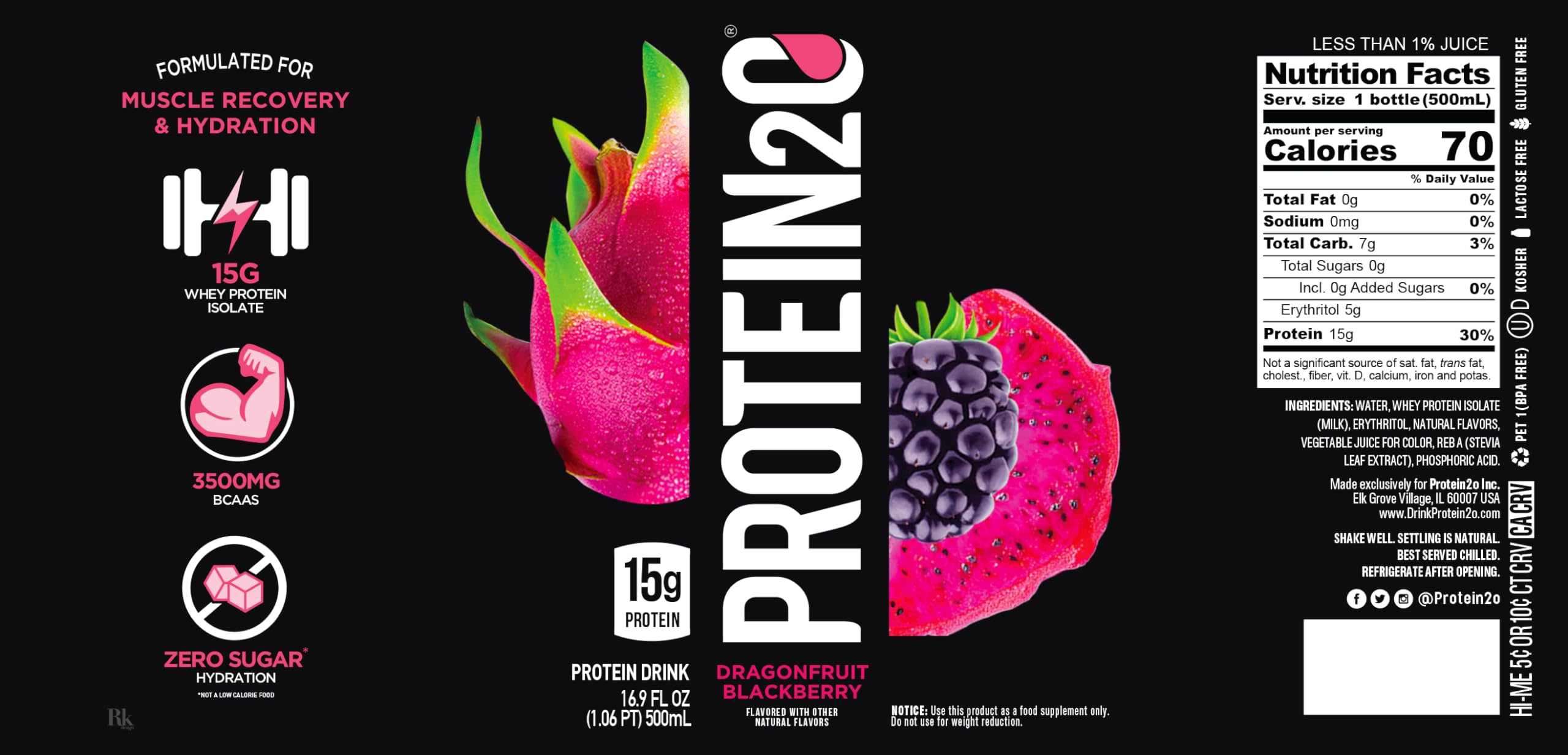 Protein2o 15g Whey Protein Isolate Infused Water, Ready To Drink, Sugar Free, Gluten Free Protein2o buy supplements canada