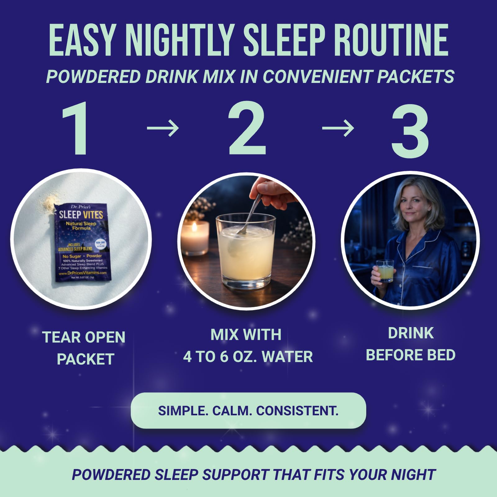 Dr. Price’s Natural Sleep Aid Powder – Berry-Citrus, 30 Packs | Sleep Powder Drink Mix with Magnesium, Microdose Melatonin & Tryptophan | Sleep Support for Adults | Doctor-Formulated, Made in USA Dr. Price's Vitamins buy supplements canada