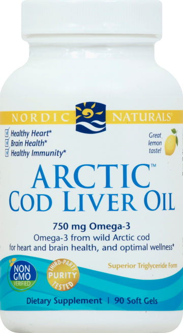Nordic Naturals - Arctic CLO, Heart and Brain Health, and Optimal Wellness, 90 Soft Gels Nordic Naturals buy supplements canada