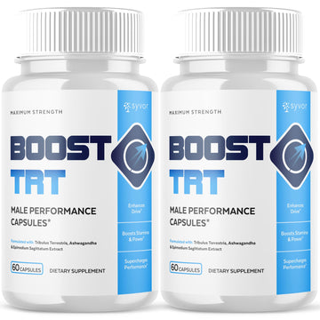 (2 Pack) Boost TRT Capsules, Official BoostTRT Capsules with All Natural Ingredients, Advanced Health & Wellness Support Formula with Max Strength Premium Active Lifestyle Vitamins (120 Capsules) Syvor buy supplements canada