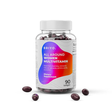 Briyosis All Around Women - 38 nutrients (Essential Vitamins, Minerals, Natural extracts, Amino acids, Primrose Oil) - 90 Capsules Briyosis buy supplements canada