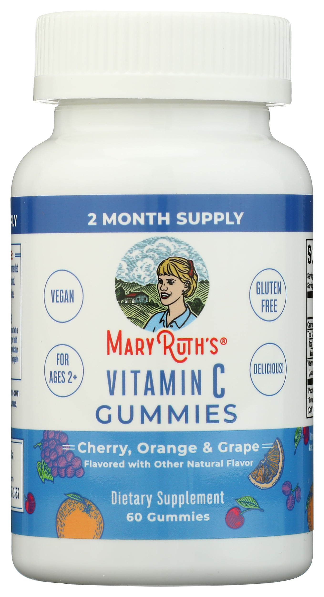 MaryRuth Organics Vitamin C Gummies | Supplement for Immune Support & Overall Health | Immune Support Supplement | Vitamin C for Adults & Kids | Vegan | Non-GMO | 60 Servings MARYRUTH'S buy supplements canada