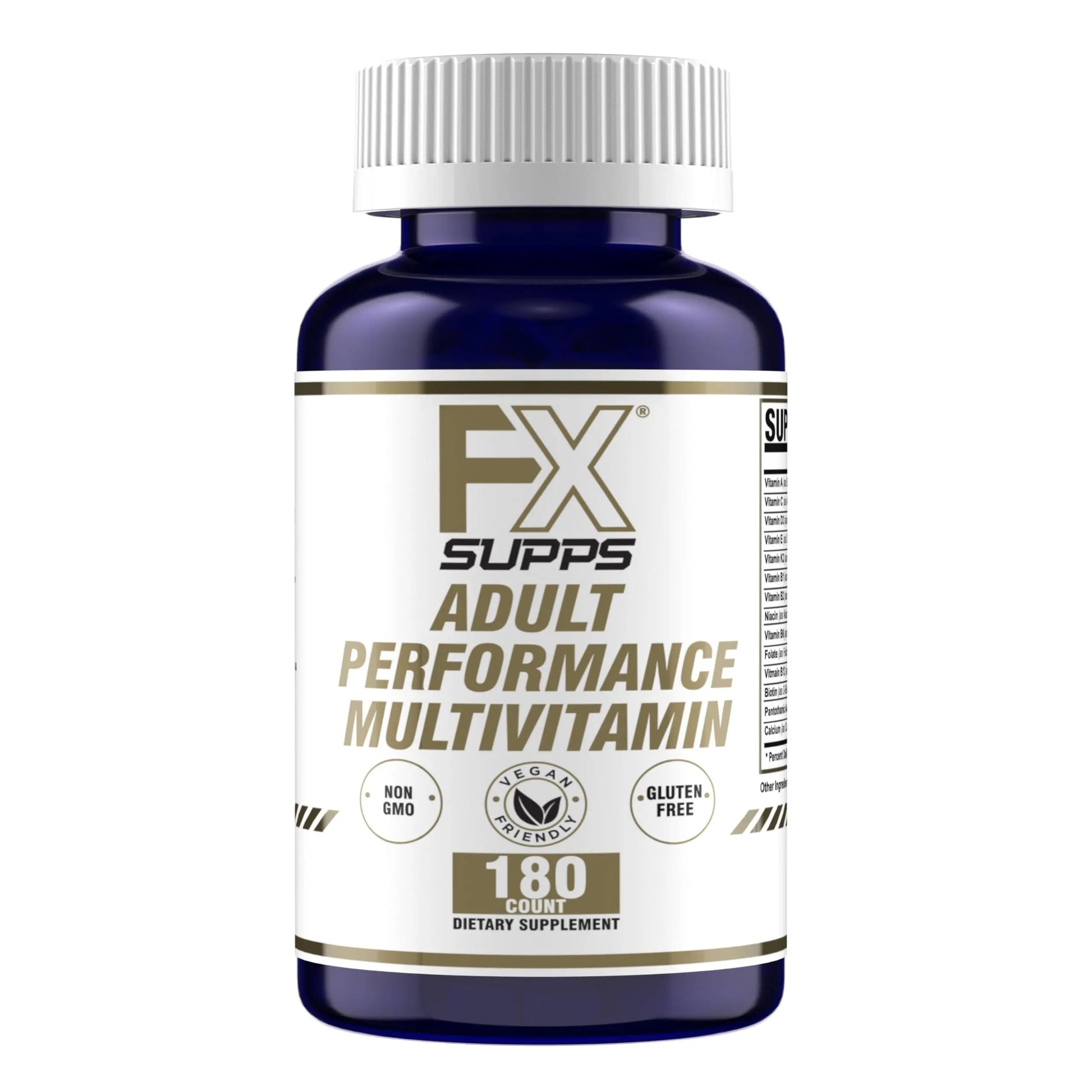 FXSUPPS Performance Multi-Vitamin with Amino Acids, Beta-Alanine and L-Carnitine, Enhanced Performance and Recovery, 180 Tablets FXSUPPS buy supplements canada