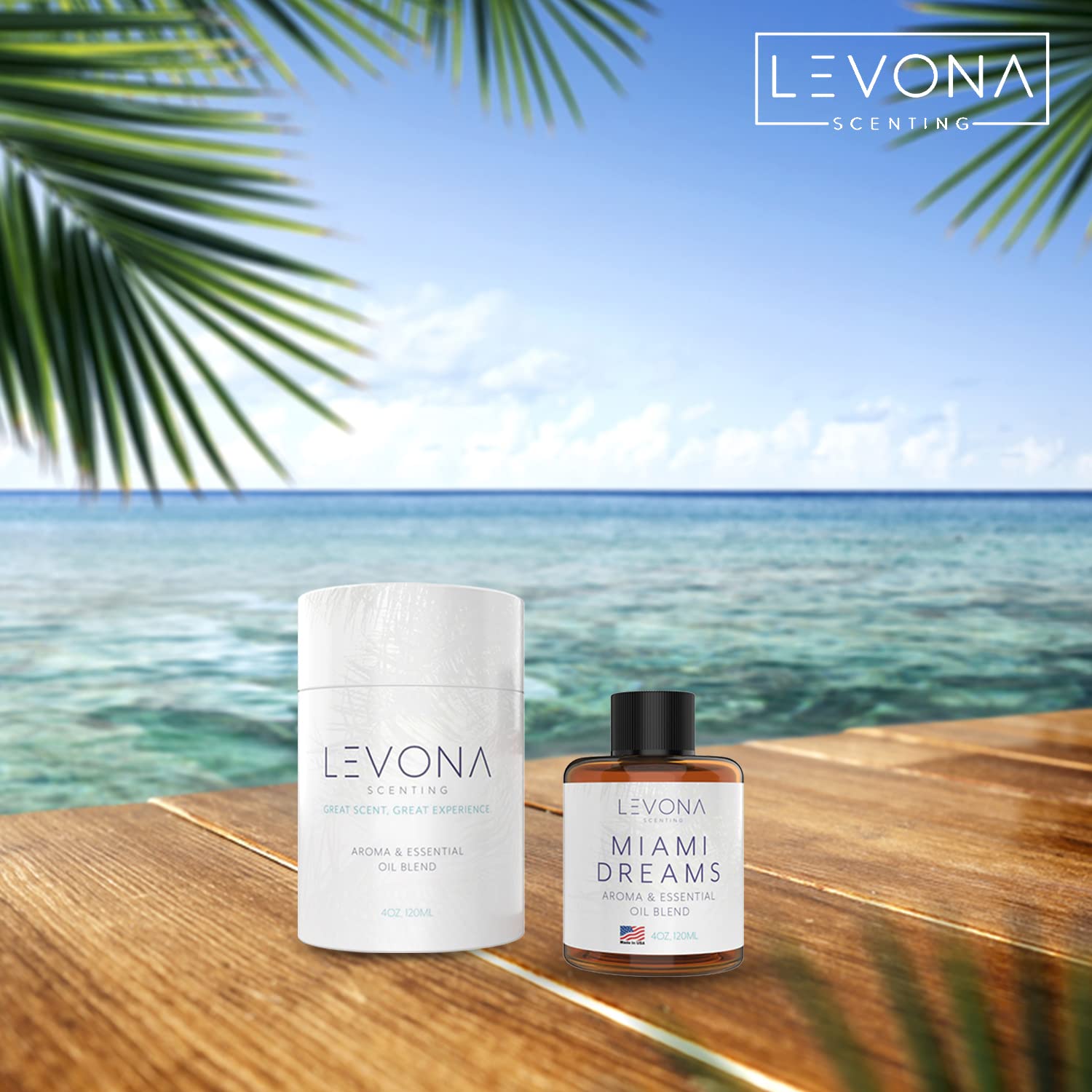 Levona Scent Essential Oils for Diffusers for Home: Miami Dreams Hotel & Home Luxury Scents Fragrance Oil LEVONA SCENT buy supplements canada