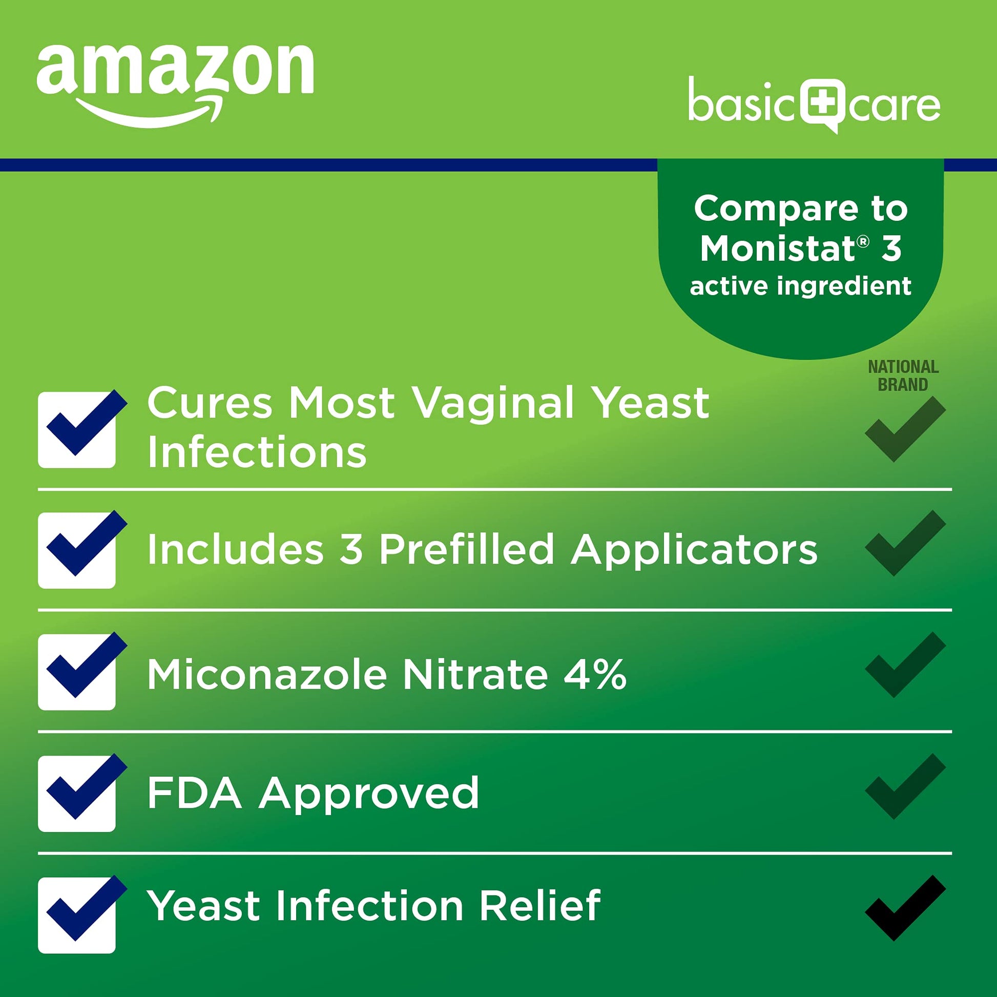 Amazon Basic Care Miconazole 3, Miconazole Nitrate Vaginal Cream (4 Percent), 3-Day Treatment Amazon Basic Care buy supplements canada