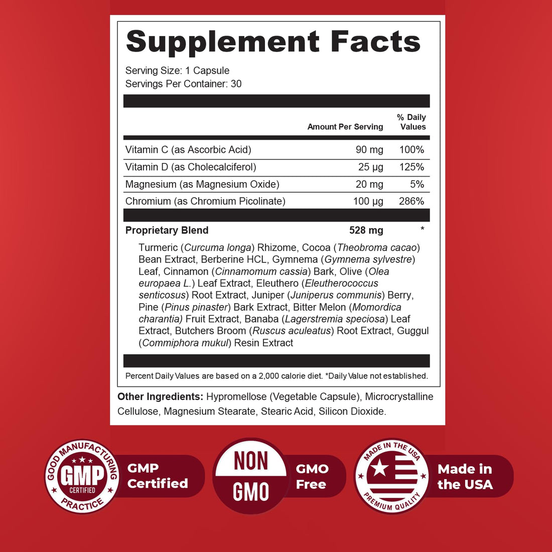 Orby GlycoSwitch – Natural Daily Wellness Supplement with Vitamin C, D3, Magnesium & Chromium – Non-GMO, GMP Certified, Made in USA – 30 Capsules, 1 Month Supply Orby buy supplements canada