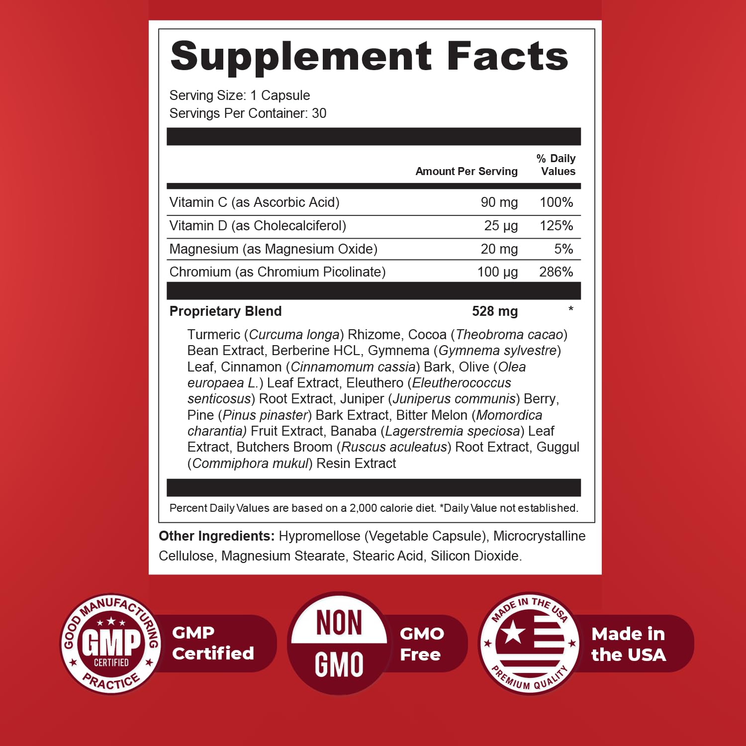 Orby GlycoSwitch – Natural Daily Wellness Supplement with Vitamin C, D3, Magnesium & Chromium – Non-GMO, GMP Certified, Made in USA – 30 Capsules, 1 Month Supply Orby buy supplements canada