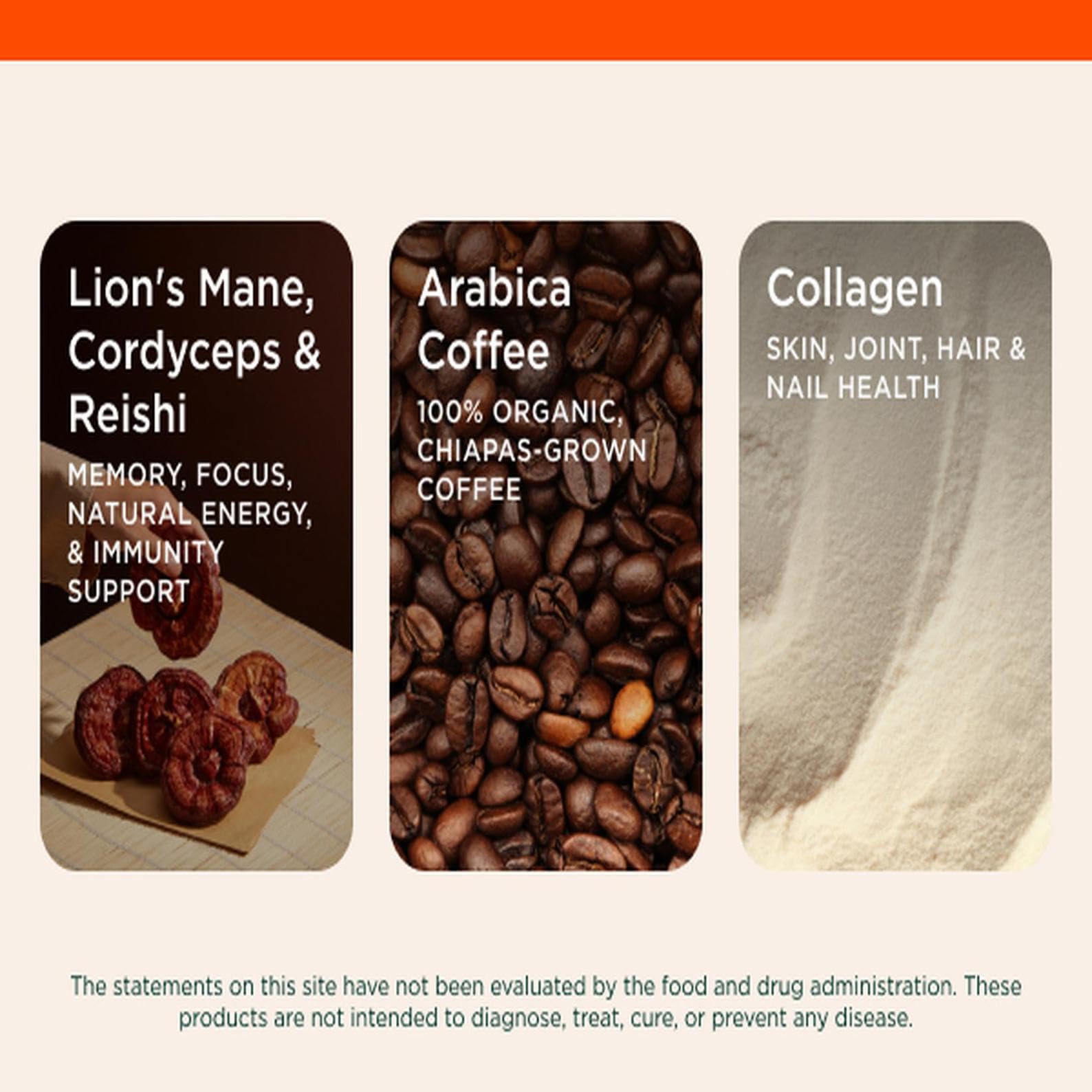 The Genius Brand Organic Mushroom Coffee + Collagen - Daily Energy Support - Healthy Immune Function - Arabica Coffee with Cordyceps, Reishi & Lion's Mane Mushroom Blend - 10.6 oz (30 Servings) The Genius Brand buy supplements canada