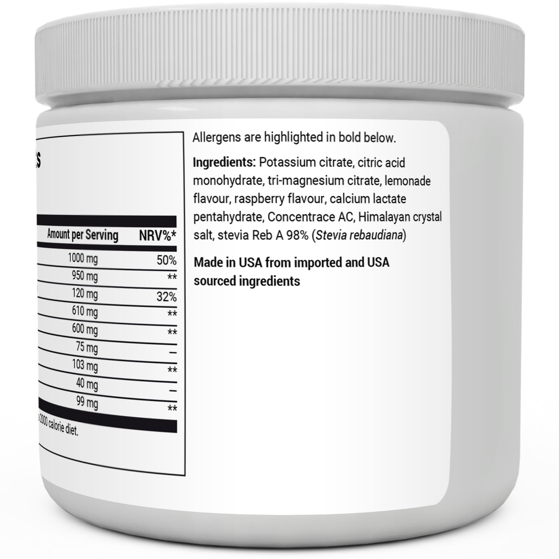 Dr. Berg Electrolyte Powder - Electrolyte Drink Supplements with 1000mg Potassium Dr. Berg Nutritionals buy supplements canada
