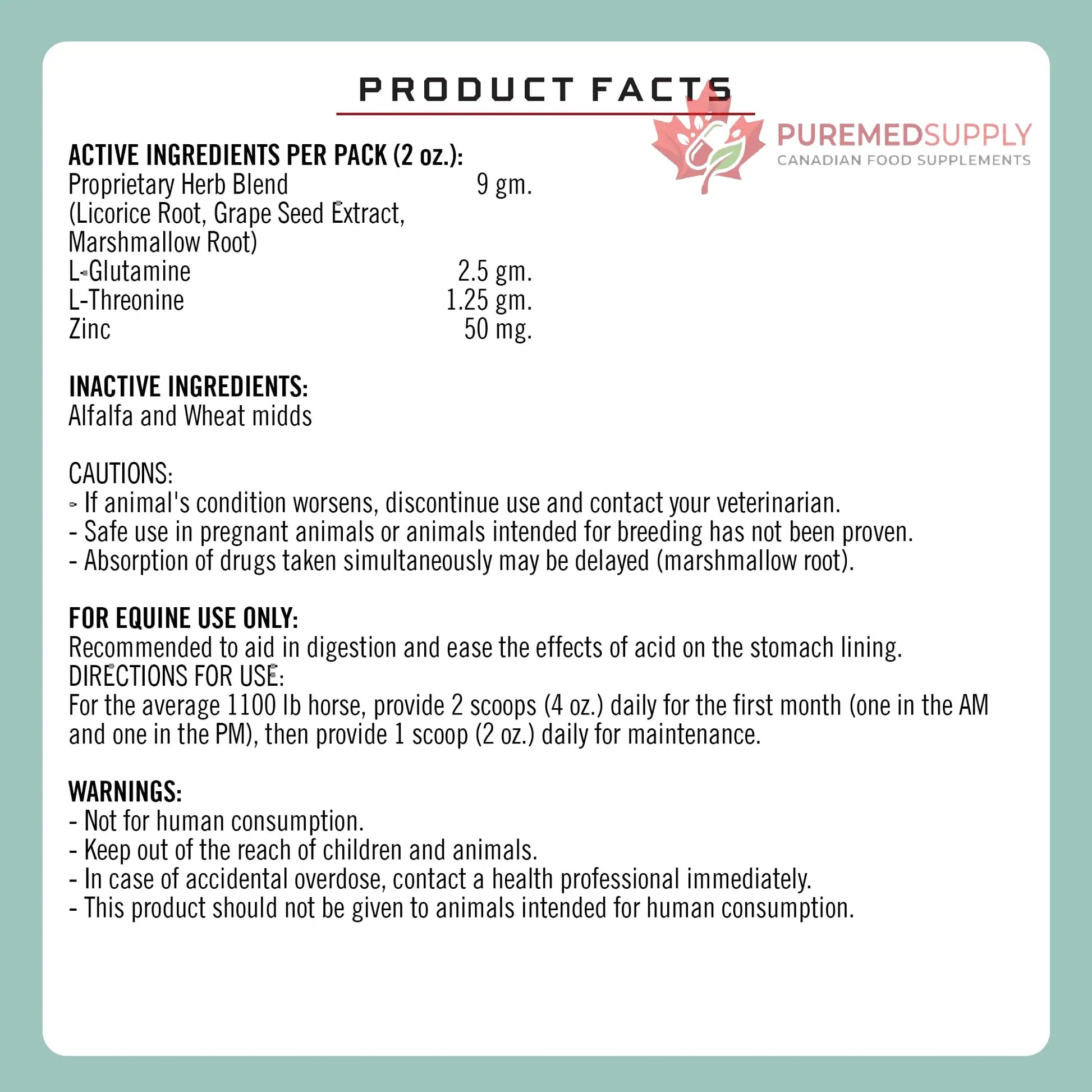 Formula 707 ULZERless Equine Supplement, 7.5lb Bag - Natural Gut Support for Horses with Ulcer Risk Factors Formula 707 buy supplements canada