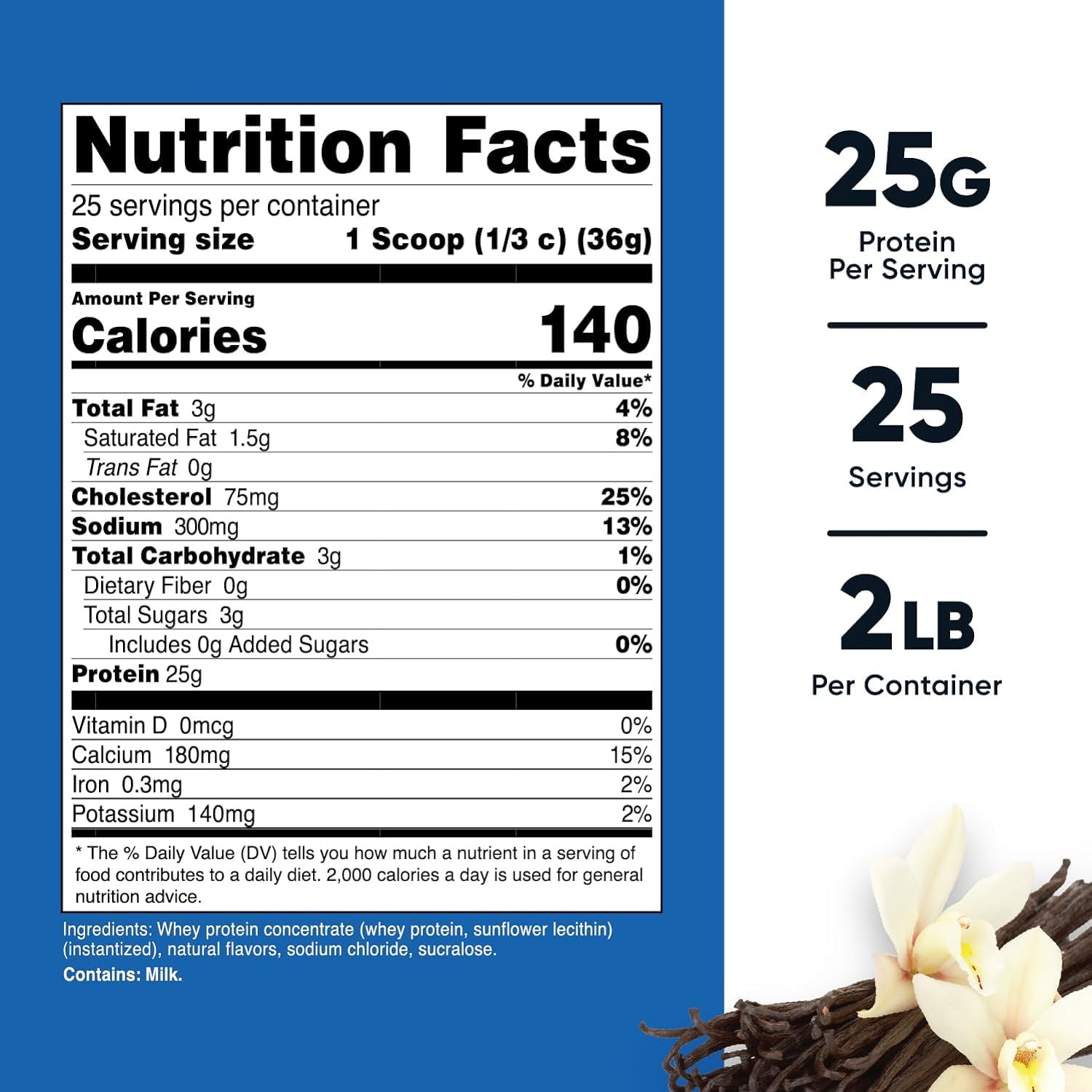 Nutricost Whey Protein Concentrate (Vanilla) 2LBS Nutricost buy supplements canada
