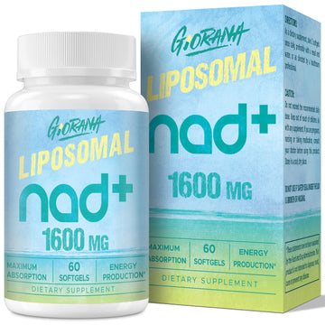 GIORANA 1600 MG Liposomal NAD+ Supplement, NAD+ Boosting Supplement, Superior Absorption, Vitamin B3 for Aging Defense, Longevity, Energy, Repair, Non-GMO, 60 Softgels GIORANA buy supplements canada