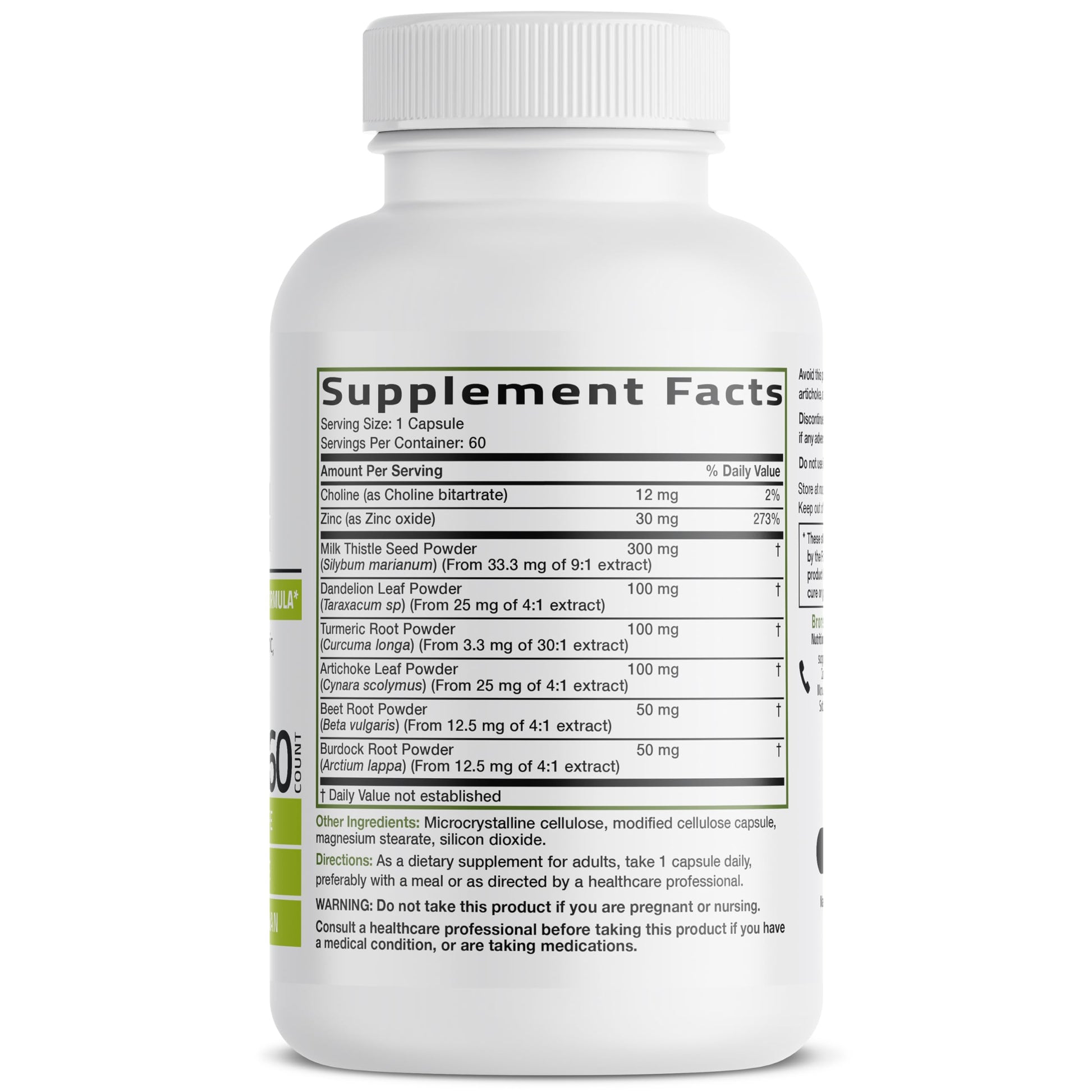 Bronson Liver Detox Advanced Detox & Cleansing Formula Supports Health Liver Function with Milk Thistle, Dandelion Extract, Turmeric, Artichoke Leaf & More Bronson buy supplements canada
