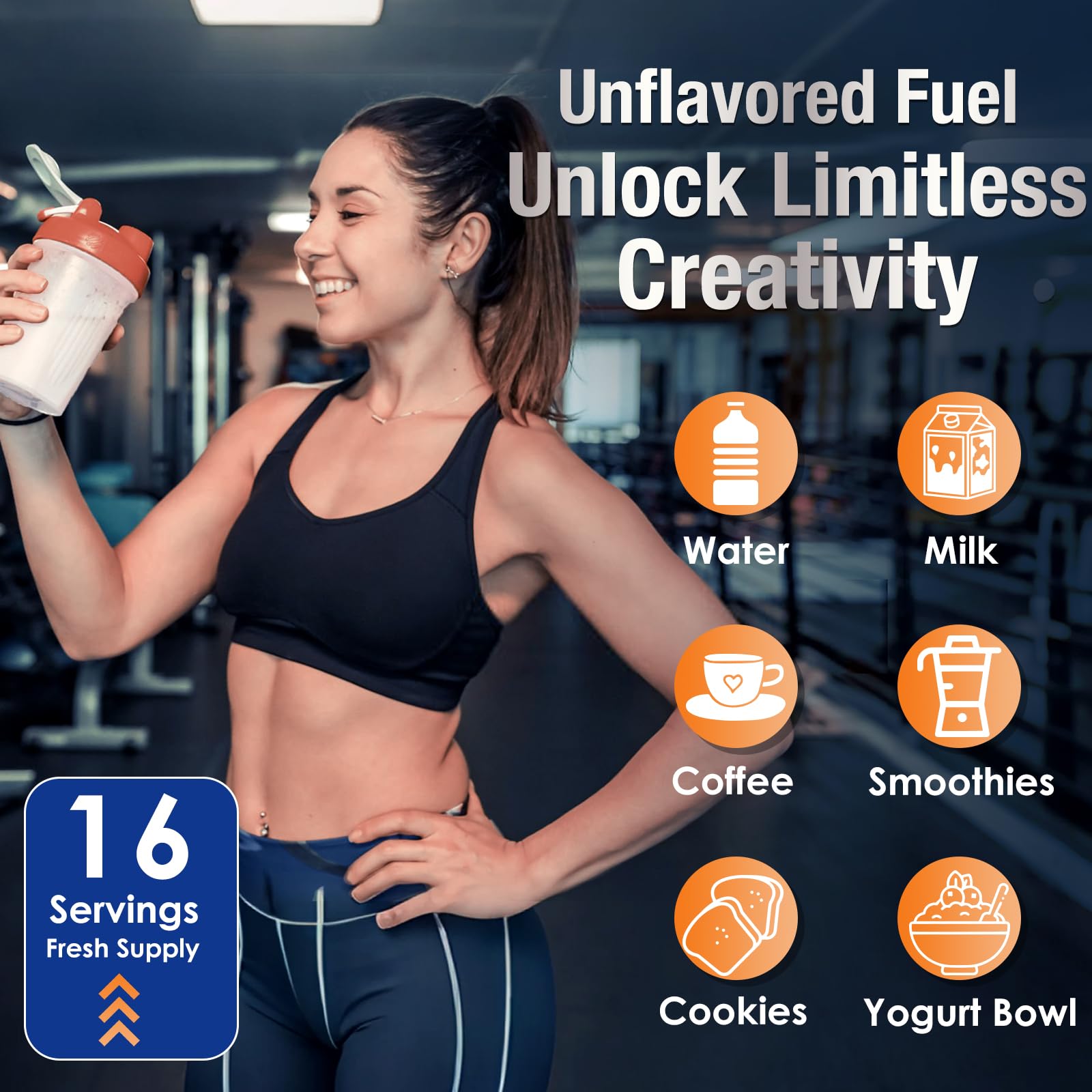DRFOSTER Whey Protein Powder Isolate - Unflavored, Grass-Fed, 26g Protein & 6g BCAAs for Muscle Growth & Recovery DRFOSTER buy supplements canada