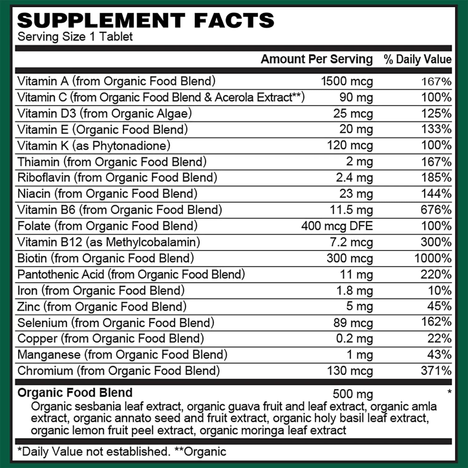 PlantFusion Organic Multivitamin for Men - One Daily Whole Food Blend Men's Multivitamin - Vegan, Non-GMO PlantFusion buy supplements canada