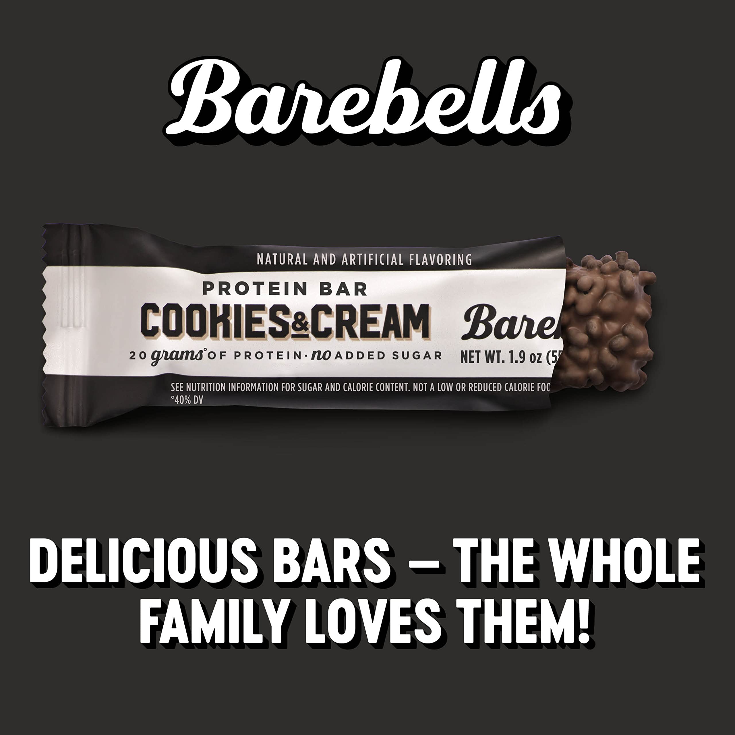 Barebells Protein Bars Cookies & Cream - 12 Count, 1.9oz Bars - Protein Snacks with 20g BAREBELLS buy supplements canada