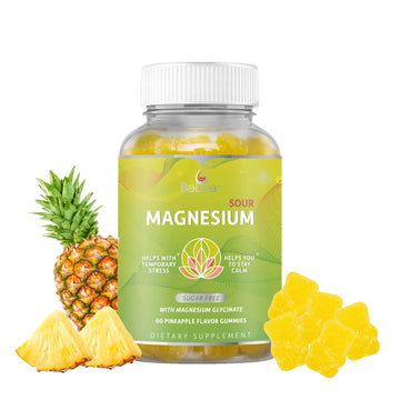 BeLive Magnesium Glycinate Gummies 200 mg - Sugar Free Supplement for Muscle Relaxation, Sleep Support, & Heart Health for Adults & Kids BeLive buy supplements canada