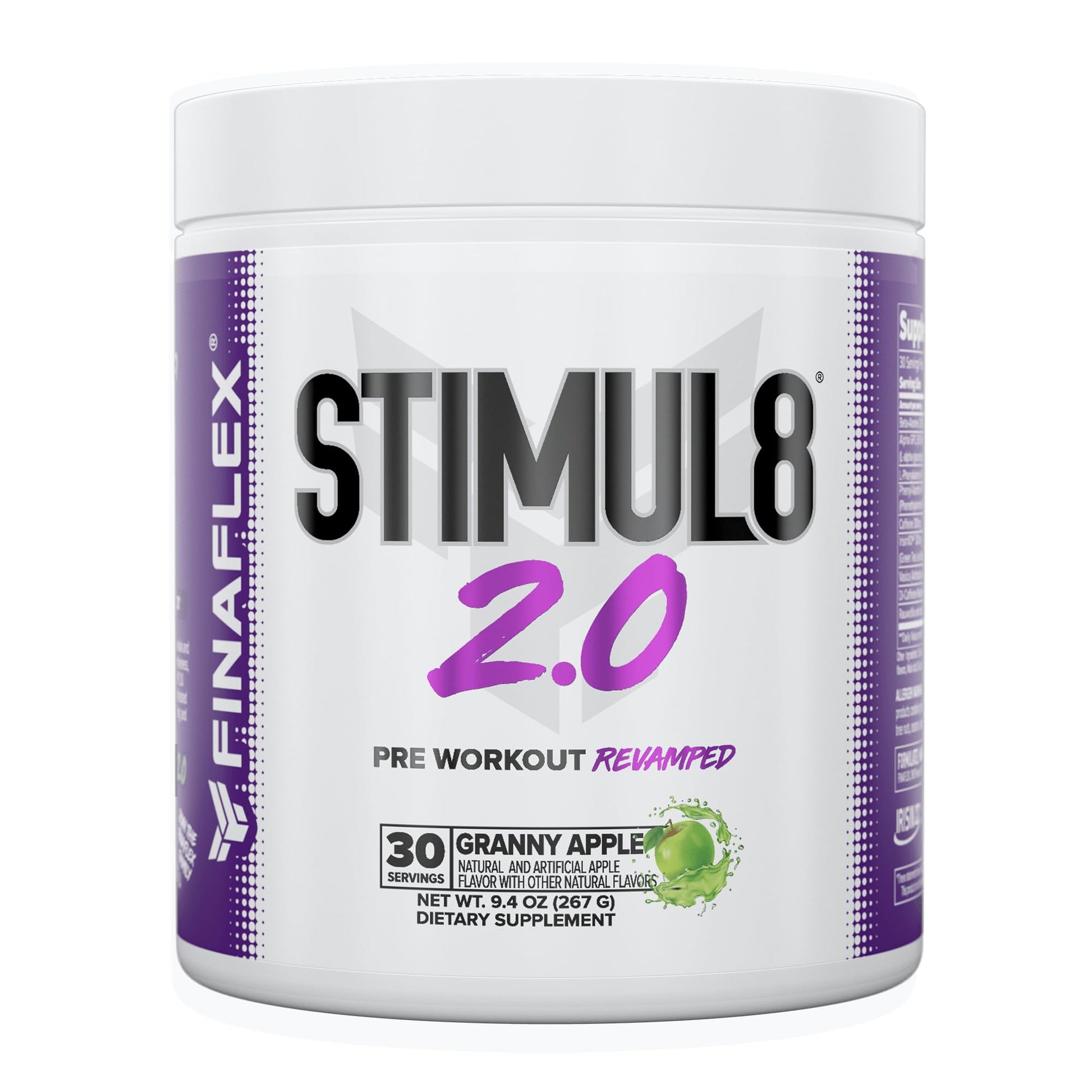 FINAFLEX STIMUL8 2.0 Pre Workout, Granny Apple - Delivers Energy, Focus & Strength FINAFLEX buy supplements canada