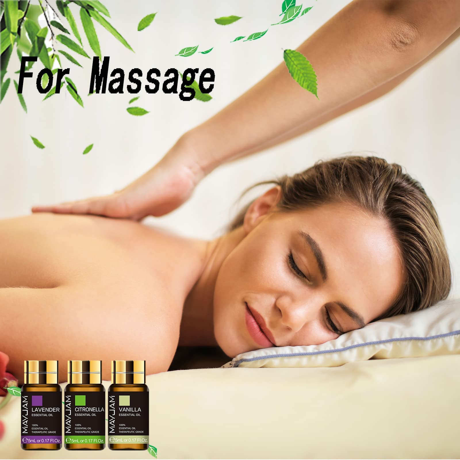 MAYJAM Tea Tree 20 Pcs Pure Essential Oil Gift Set, for Diffuser, Humidifiers, Skin Care, Massage MAYJAM buy supplements canada