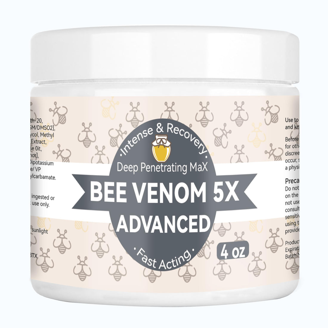 AEROMAXX Organic Bee Venom Muscle Joint Cream, 10x Maximum Caring Ointment, Soothe Shoulder, Back, Neck, Hands, Knuckles, Elbows, Feet, Leg, Knees, Ankle, Meniscus, for Adults, Elderly AEROMAXX buy supplements canada