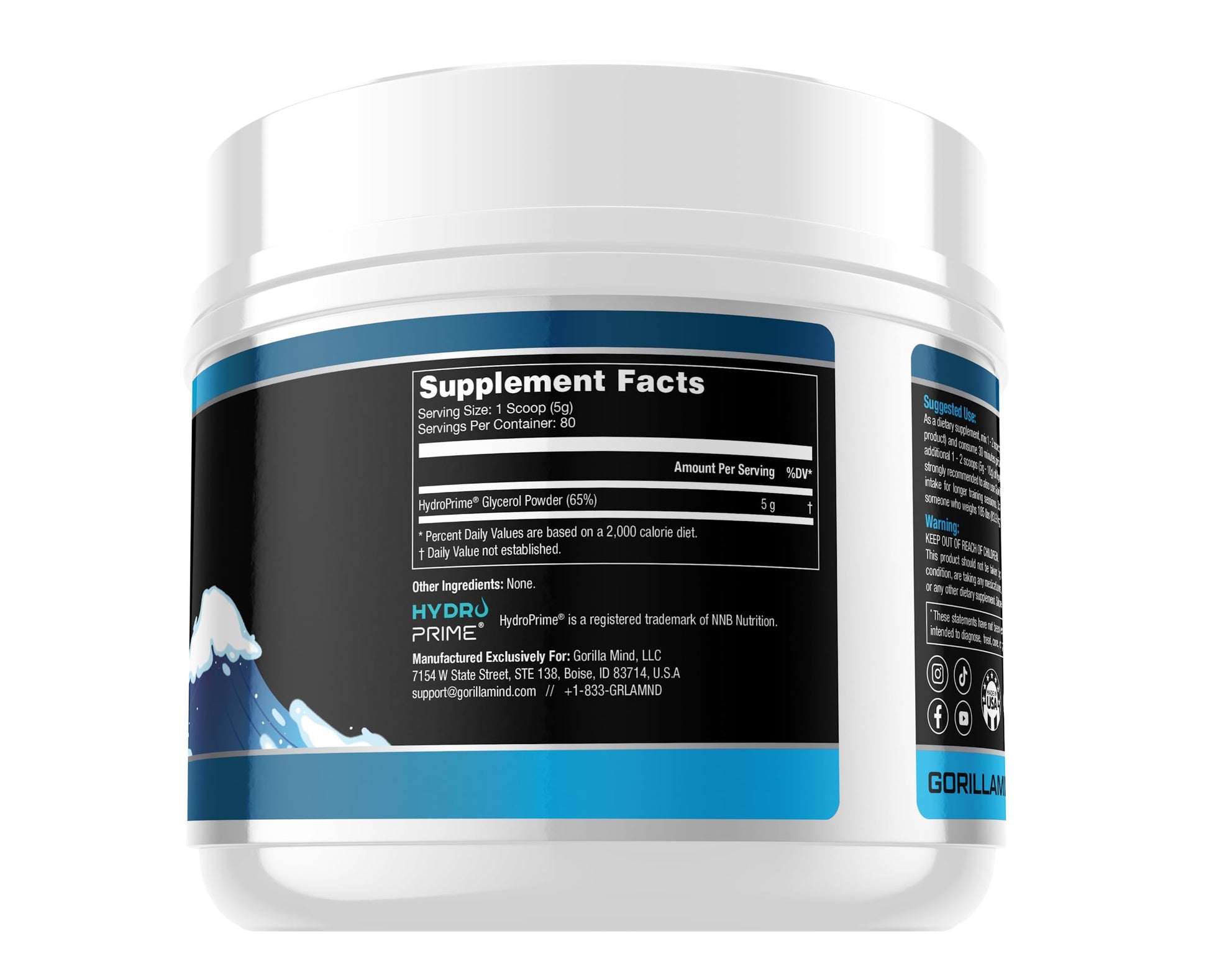 Gorilla Mind Hydroprime Glycerol Pre-Workout - Hydrating Pre-Workout Formula for Intense Gorilla Mind buy supplements canada