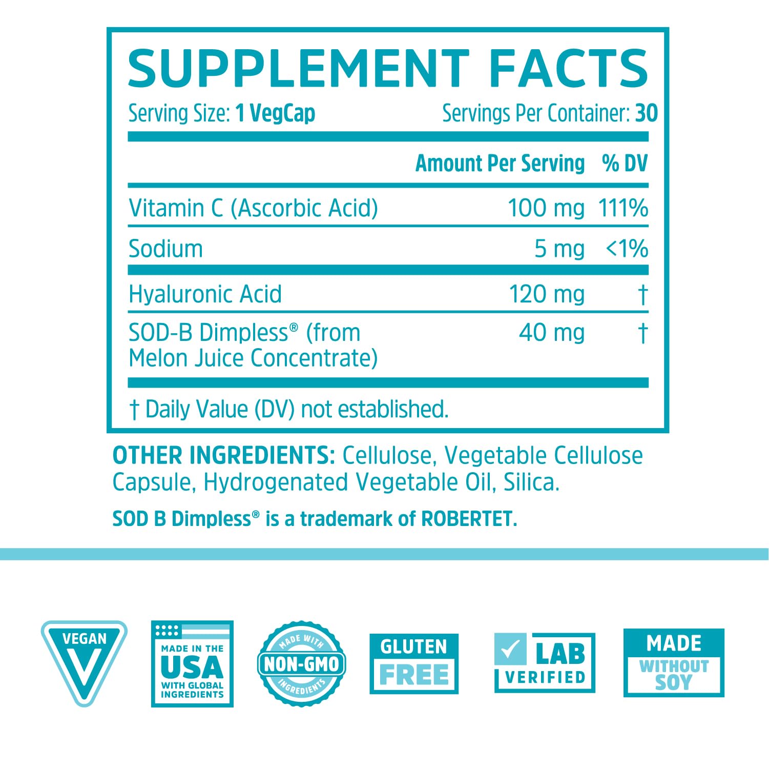 Zhou Body Smooth - Cellulite Pills for Women, Dimpless Anti Cellulite Supplement for Firm Smooth Skin with Hyaluronic Acid & Vitamin C, Skincare for Thigh, Legs, Butt, Supports Hydration - 30 Capsules ZHOU buy supplements canada