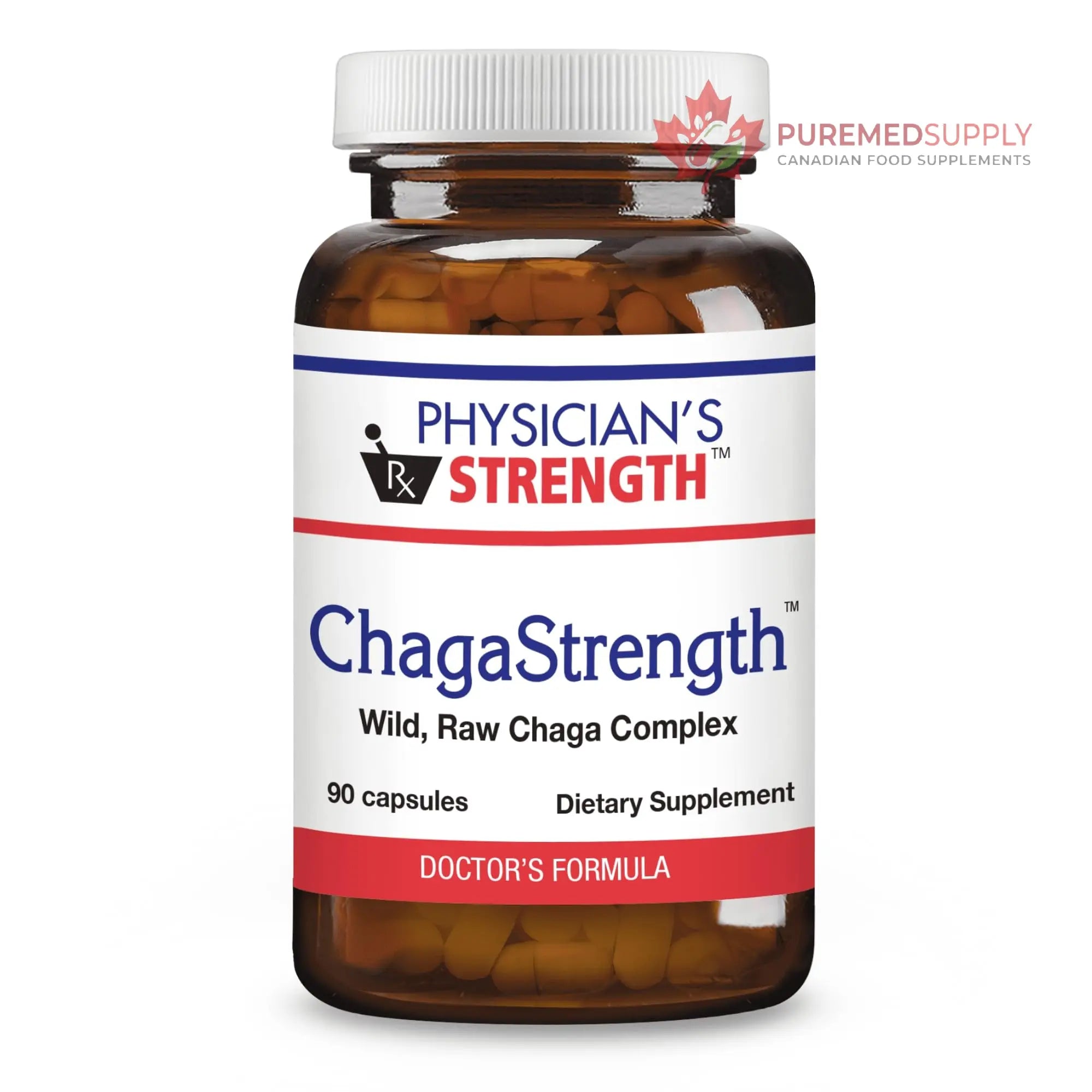 Physician's Strength ChagaStrength - 90 Capsules - Wild, Raw Chaga Complex - Immune & Physical Support - Non-GMO - 90 Servings Physician's Strength buy supplements canada