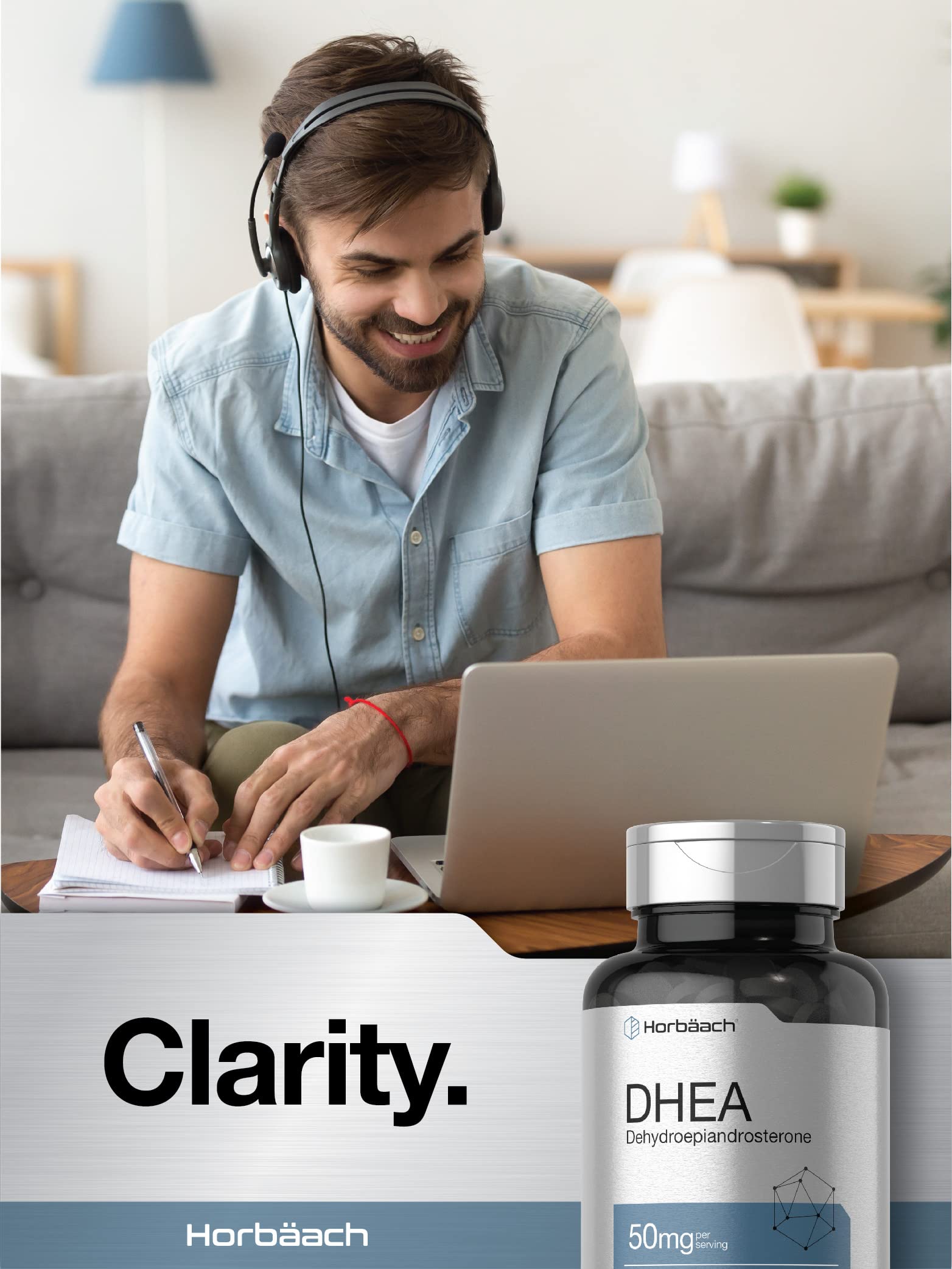 DHEA 50mg 150 Tablets | Non-GMO, Gluten Free Supplement | by Horbaach Horbäach buy supplements canada