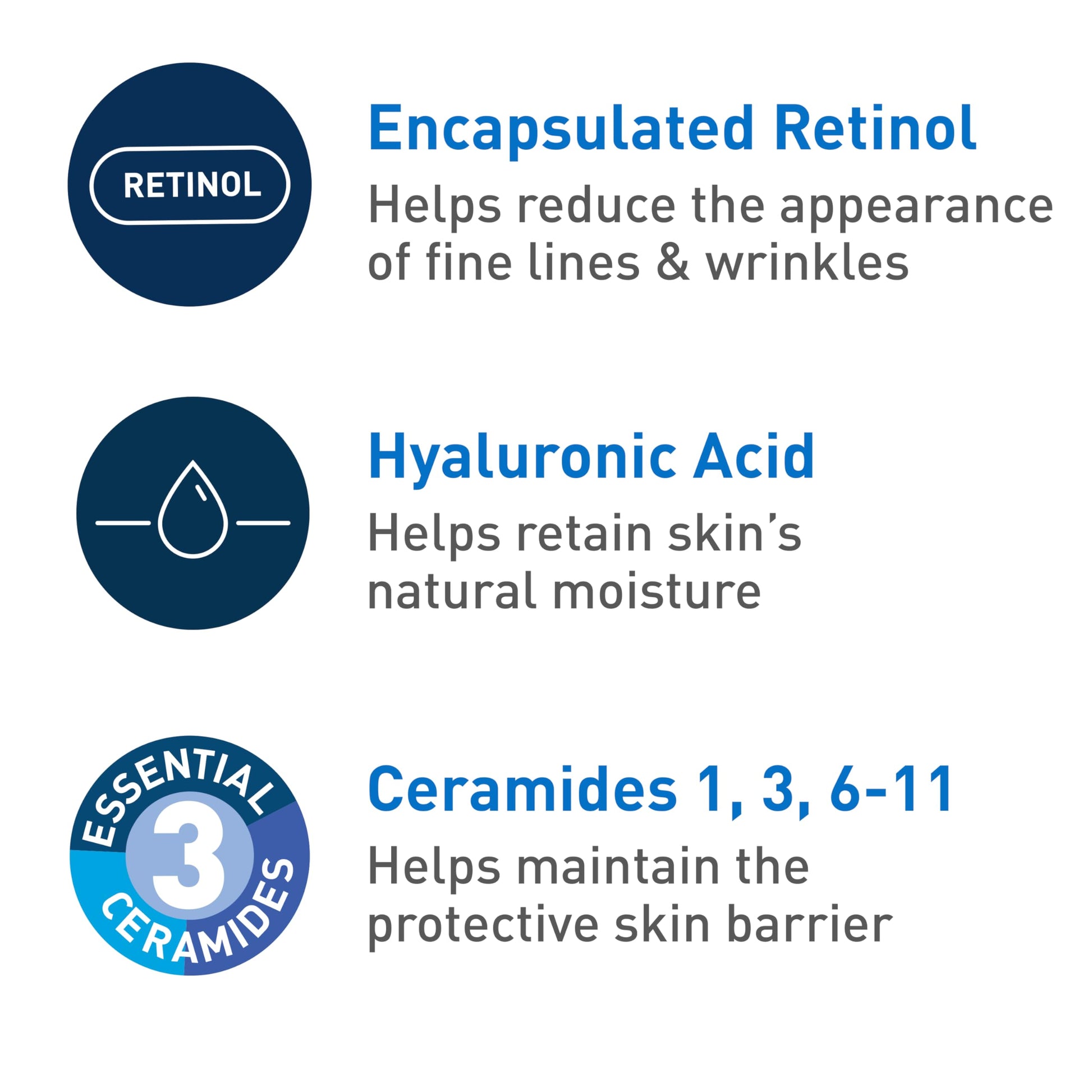 CeraVe Anti-Aging Face Cream SPF 30, Anti-Wrinkle Retinol Cream with Hyaluronic Acid and Ceramides, 1.76 oz CeraVe buy supplements canada