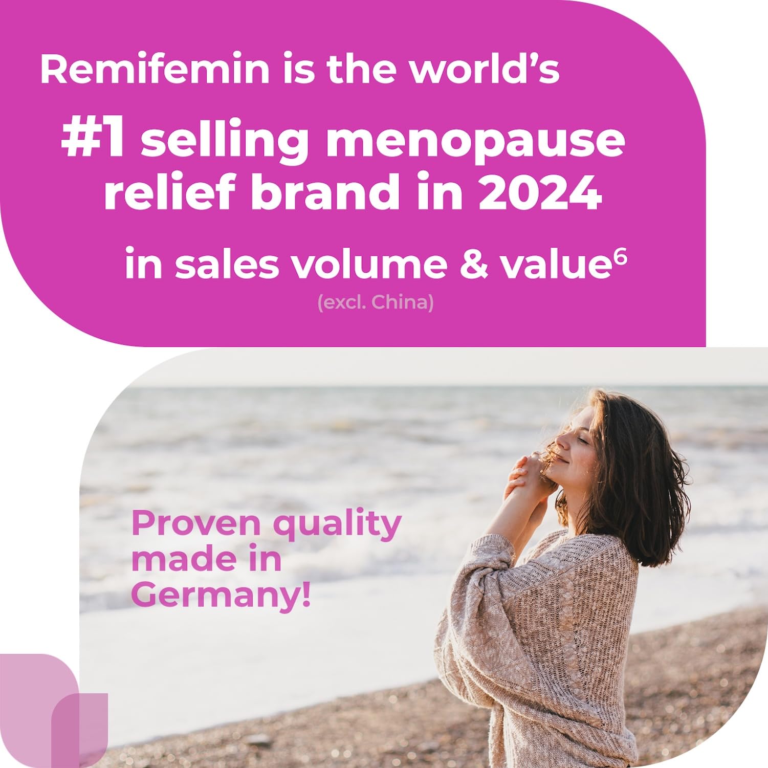 Remifemin Menopause Symptoms Relief - Clinically Proven Ingredients - Menopause Supplements - Black Cohosh - Estrogen-Free - Made in Germany - 60 Tablets Remifemin buy supplements canada