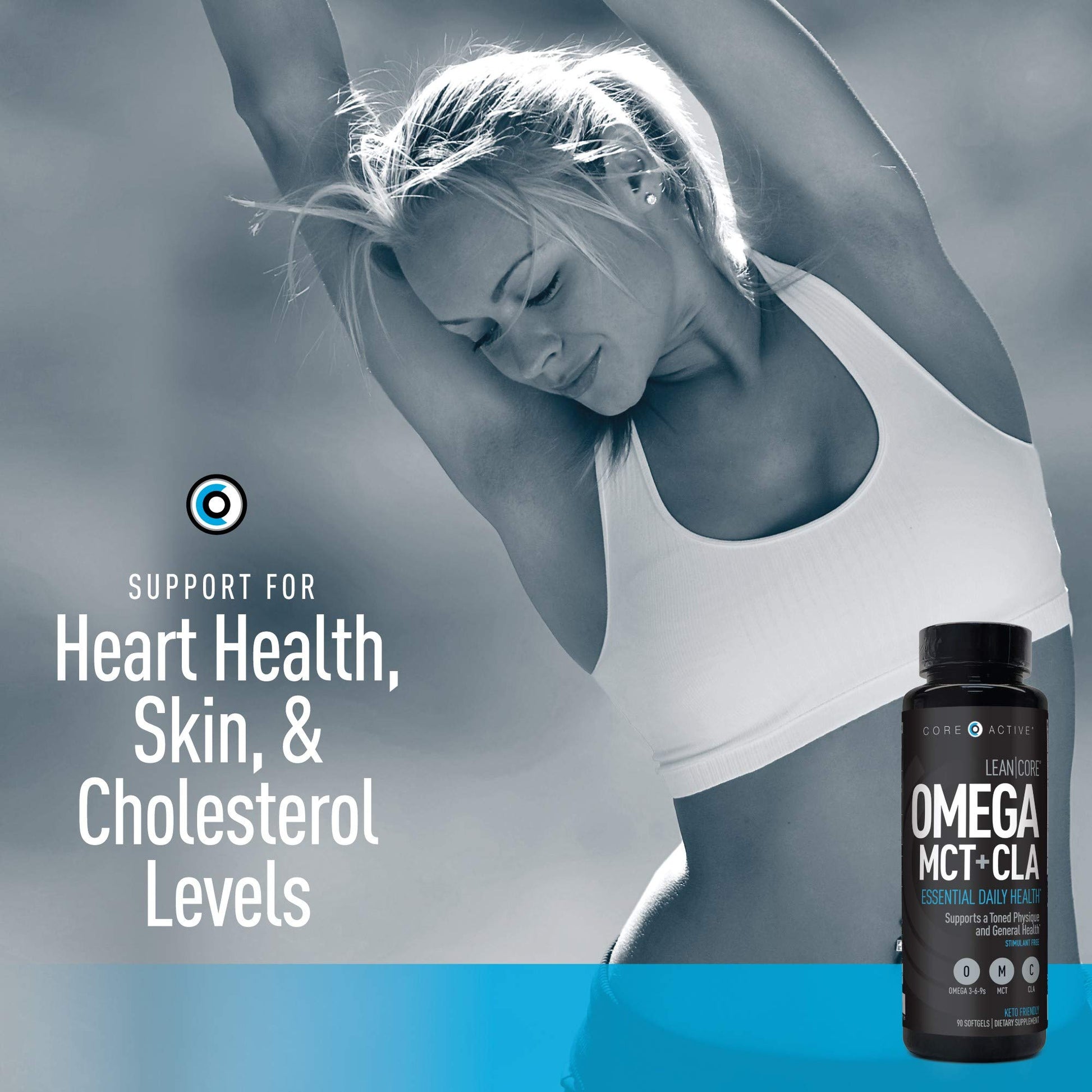 Lean CORE Omega MCT + CLA - Stimulant Free Health Formula, Lean Muscle & Toned (CORE)ACTIVE buy supplements canada