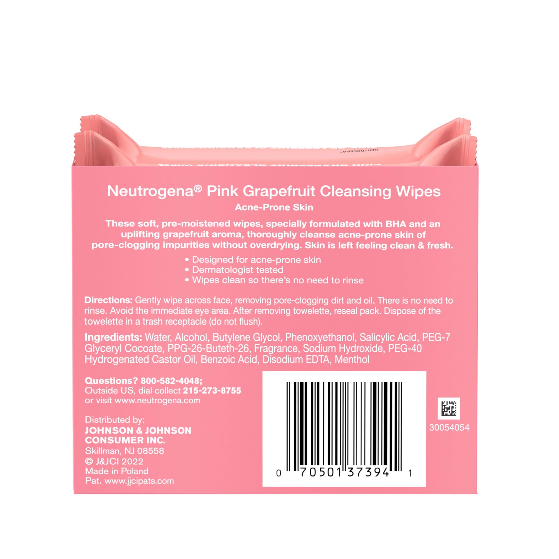 Neutrogena Makeup Remover Cleansing Towelettes, Pink Grapefruit, 25 Count, Twin Pack Neutrogena buy supplements canada