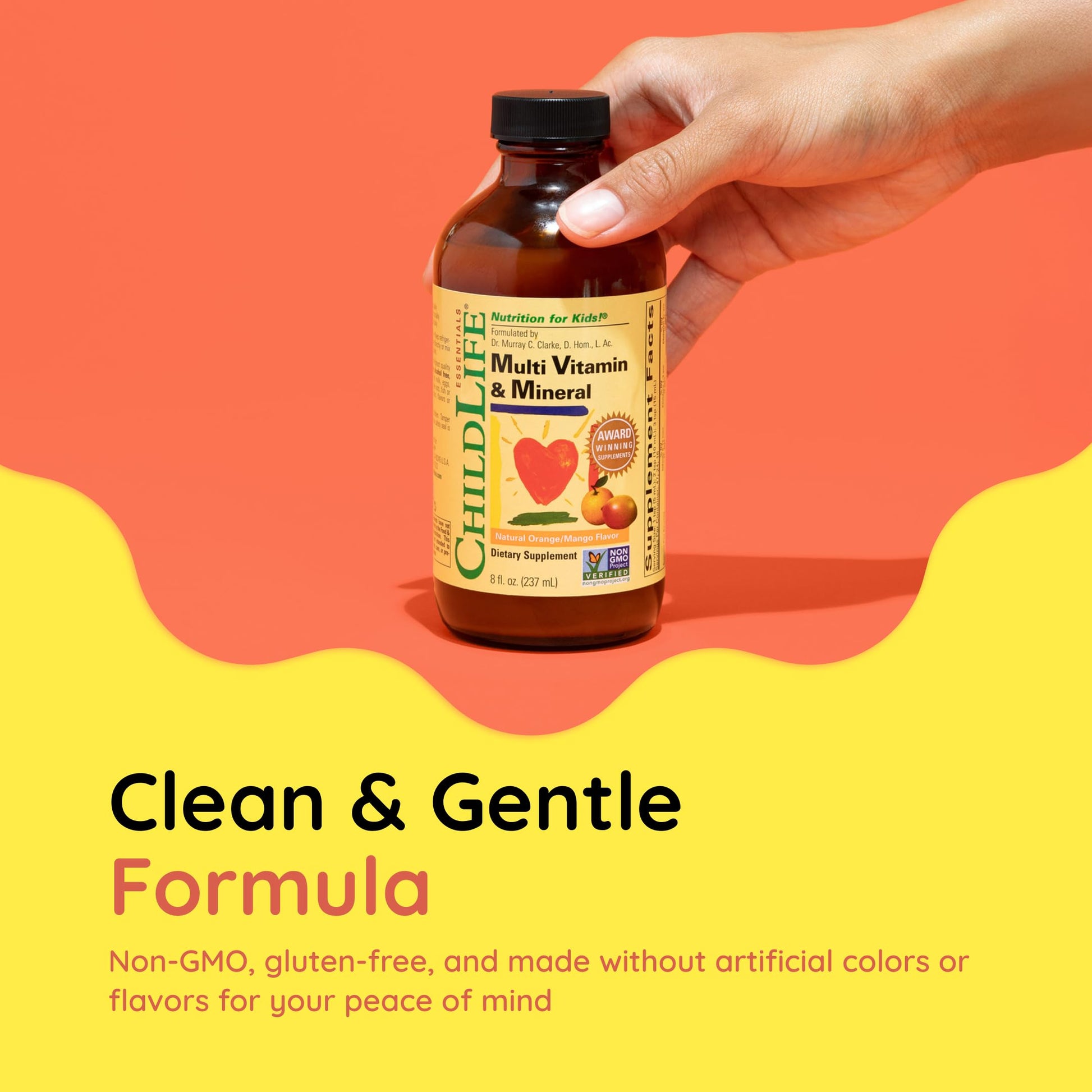CHILDLIFE ESSENTIALS Kids Multivitamin & Mineral - Kids Vitamins, Liquid Multivitamin for Kids, Toddler Multivitamins, Liquid Vitamins, Baby Multivitamin - Natural Orange & Mango, 8 Fl Oz (Pack of 1) CHILDLIFE ESSENTIALS buy supplements canada