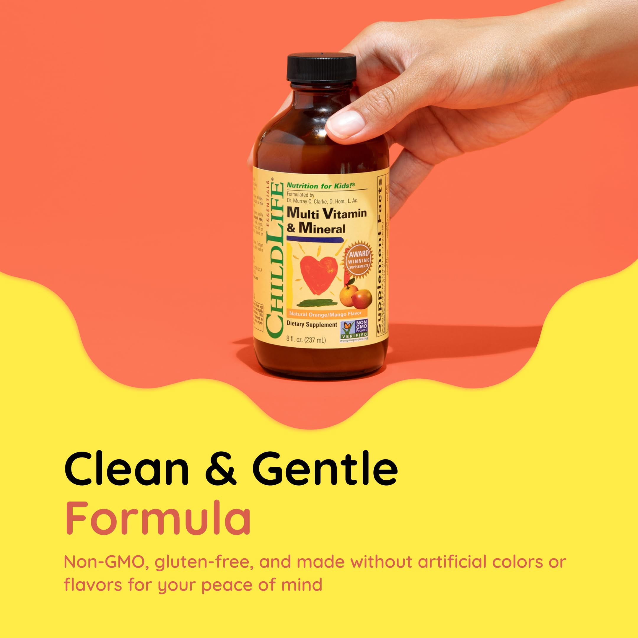 CHILDLIFE ESSENTIALS Kids Multivitamin & Mineral - Kids Vitamins, Liquid Multivitamin for Kids, Toddler Multivitamins, Liquid Vitamins, Baby Multivitamin - Natural Orange & Mango, 8 Fl Oz (Pack of 1) CHILDLIFE ESSENTIALS buy supplements canada