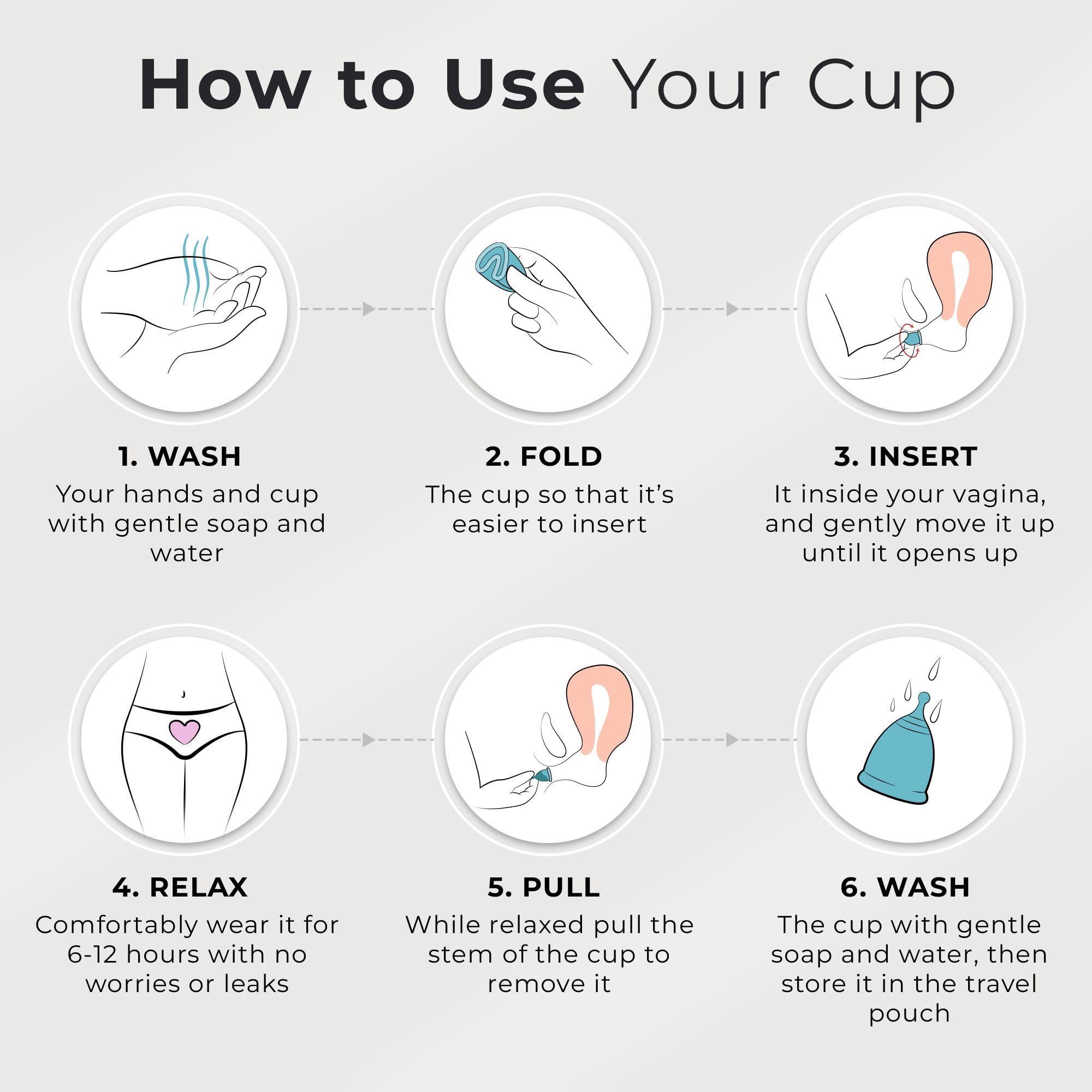 EcoBlossom Reusable Menstrual Cup Set - The Most Reliable Medical Grade Silicone Period Cups EcoBlossom buy supplements canada