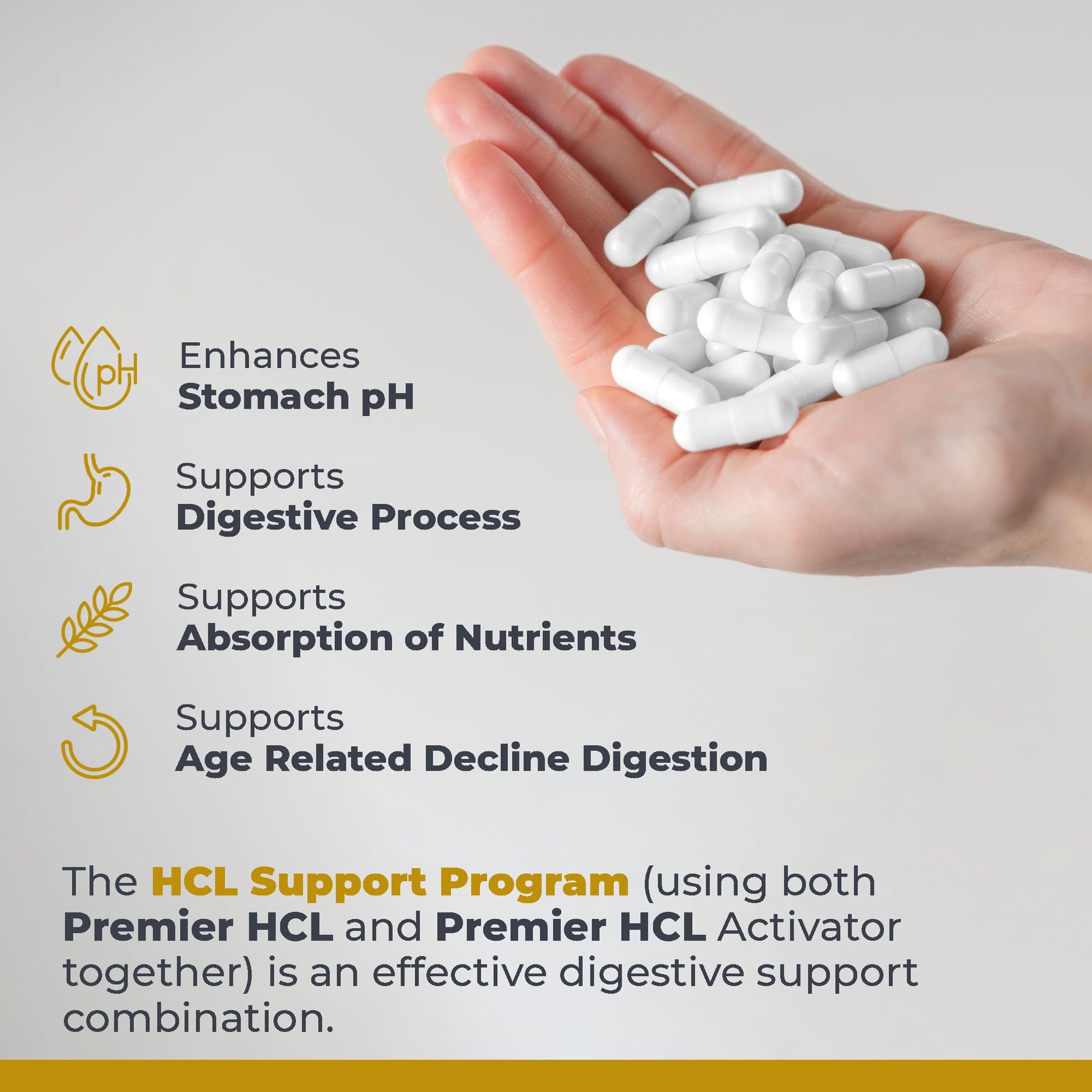 Premier Research Labs Premier HCL Activator - Pepsin Digestive Enzymes Supplement for Optimal Digestive Function for Men & Women, Low Stomach Acid, Nutrient Absorption - 90 Vegetarian Capsules Premier Research Labs buy supplements canada