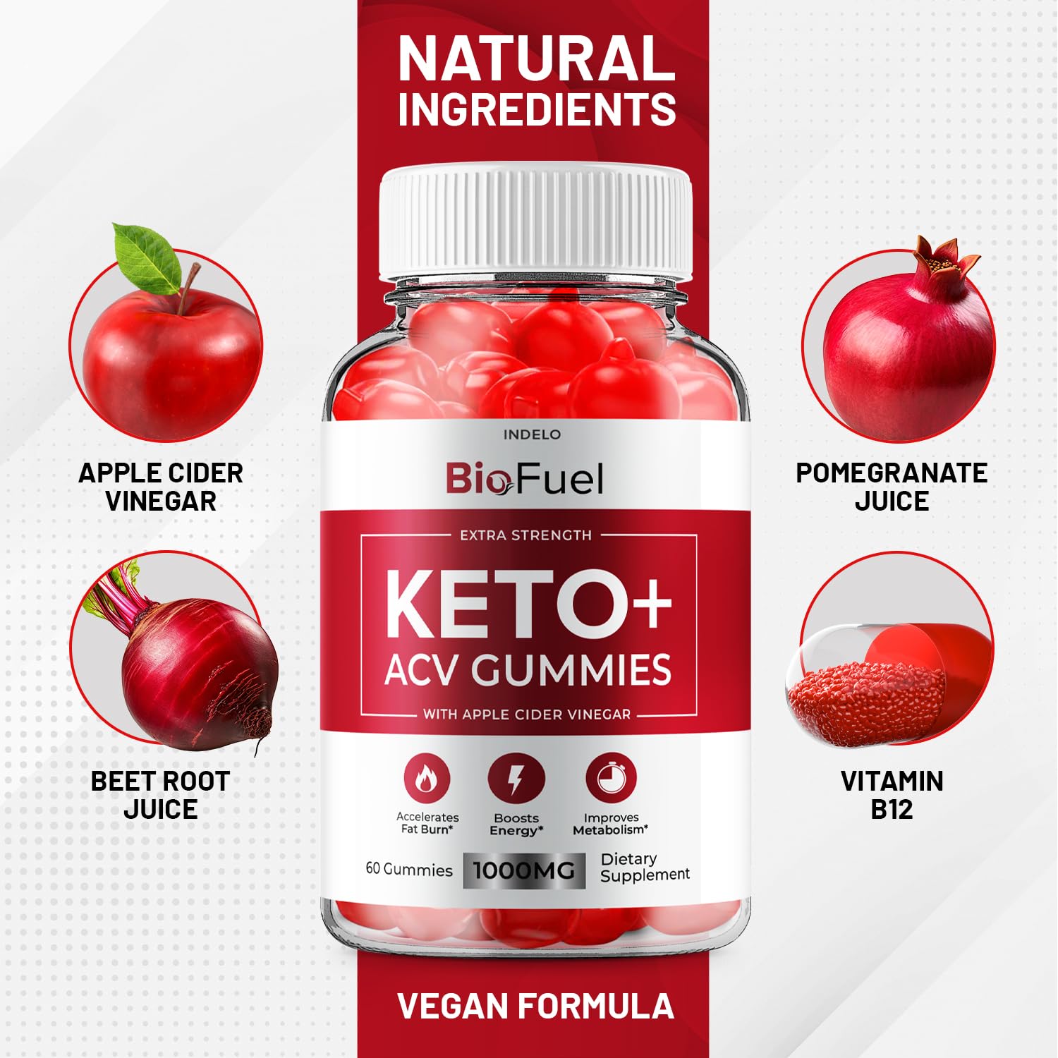 (3 Pack) Bio Fuel Keto ACV Gummies - Advanced Formula BioFuel Keto Plus ACV Gummies Apple Cider Vinegar Bio Fuel ACV, Weight Management Gummies Dietary Supplement Reviews Men Women (180 Gummies) Indelo buy supplements canada