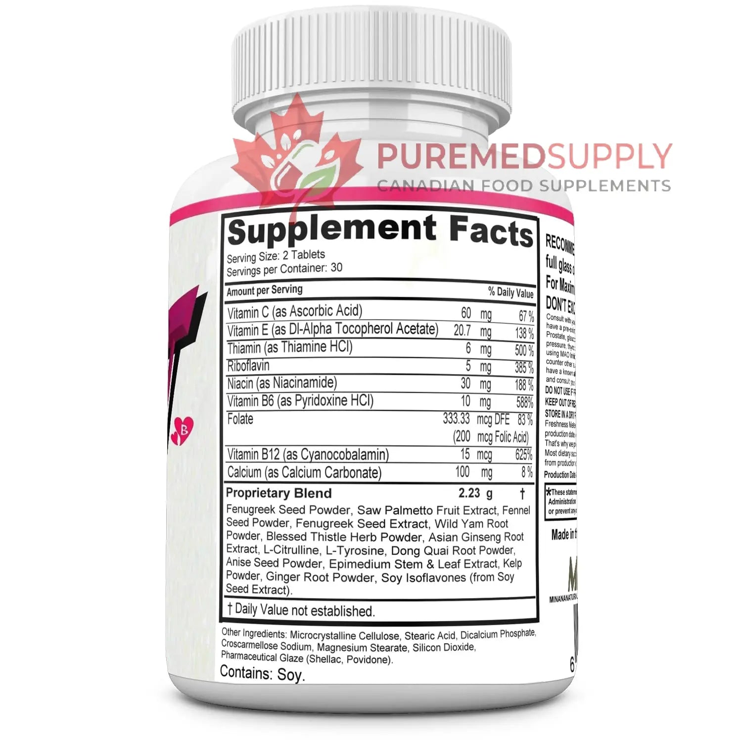 MINANATURALS Bust Blast Loaded Increase Breast Size Fast. Female Breast Enhancement - Bigger Boobs and Butt Pills. 60 Tablets MINANATURALS buy supplements canada