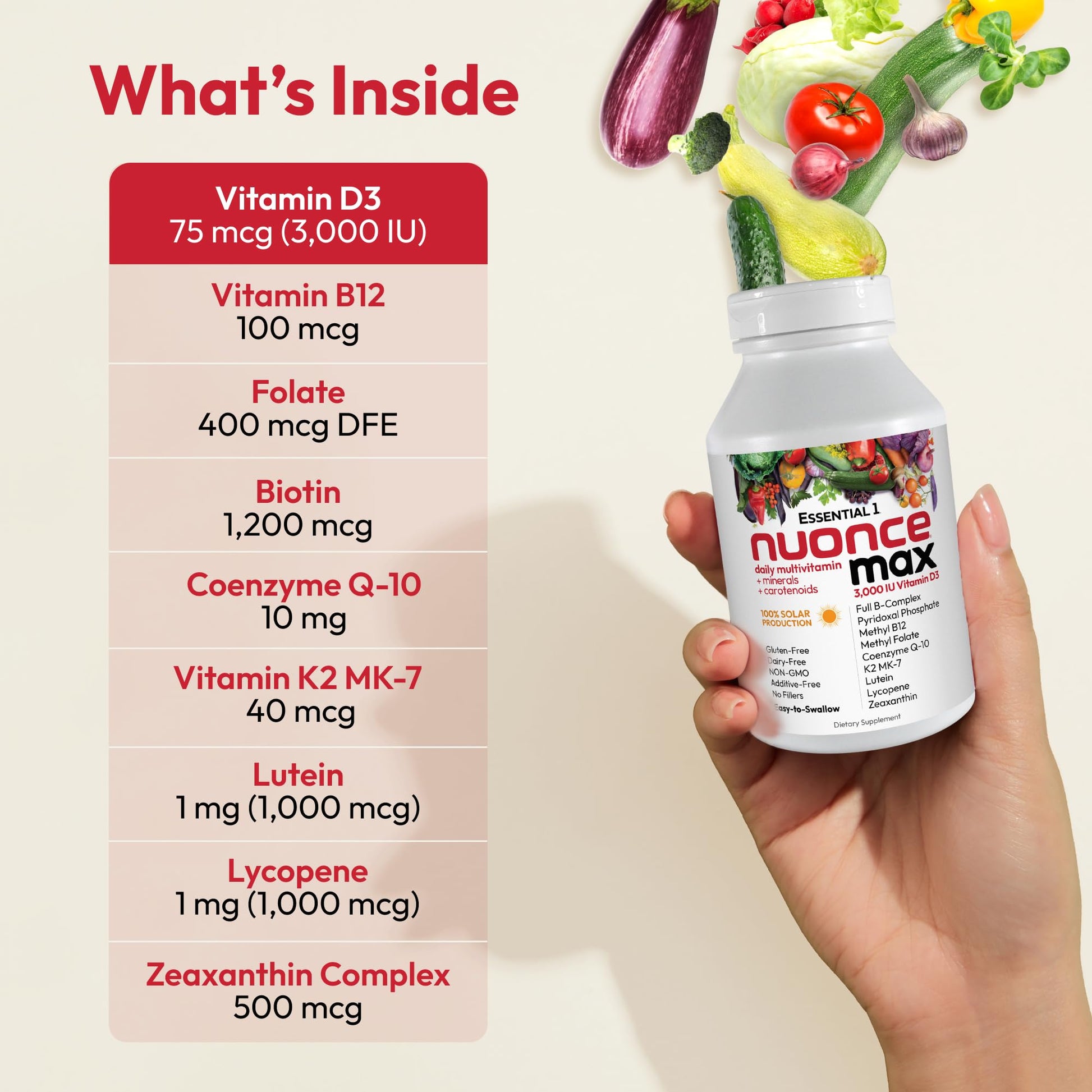 ANDREW LESSMAN Essential-1 nuonce max Multivitamin 3000 IU Vitamin D3 360 Small Capsules. 100 mcg Methyl B12 ANDREW LESSMAN buy supplements canada