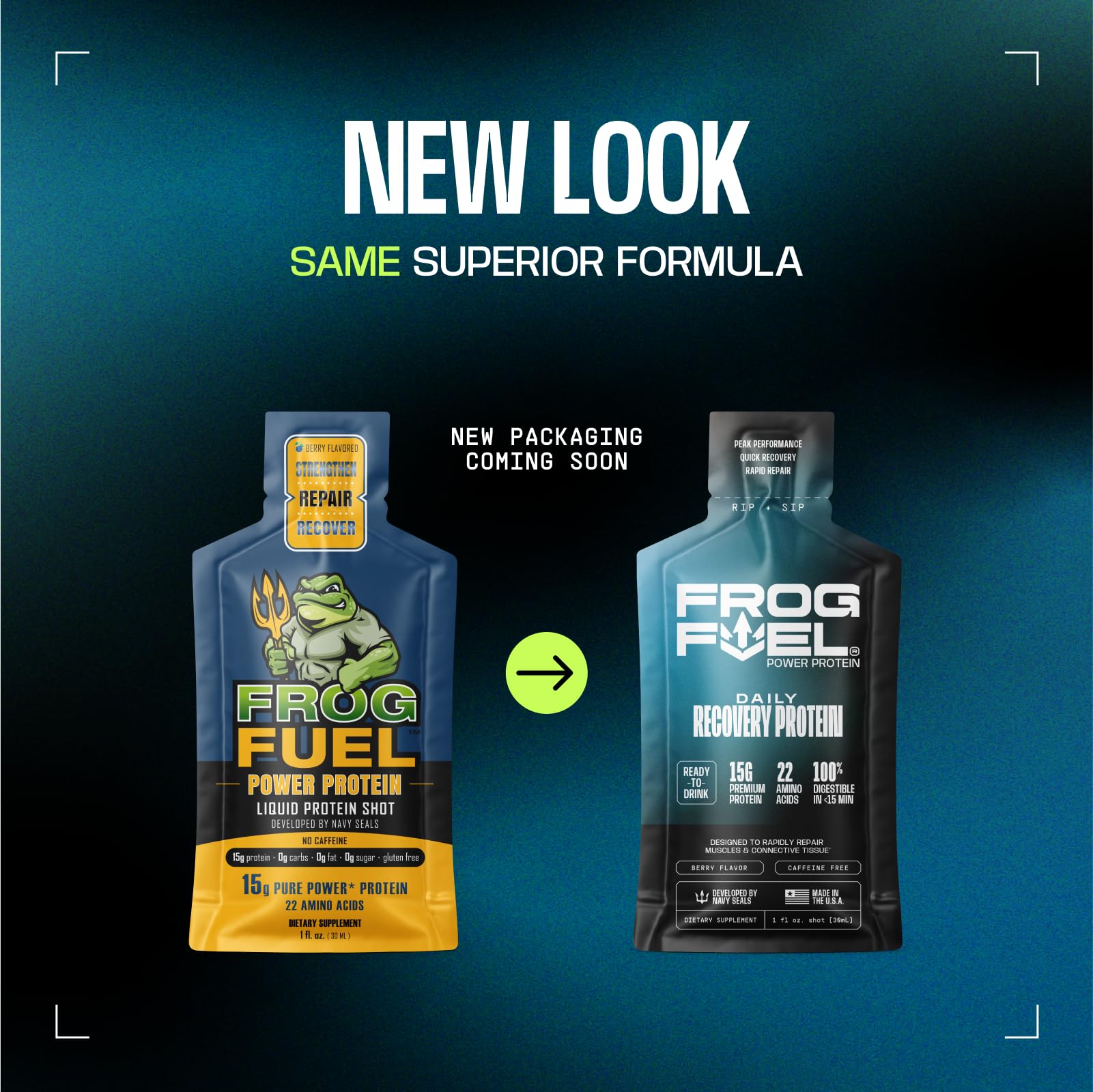 Frog Fuel Power Regular Complete Liquid Protein Shot, 15g, Nano Hydrolyzed & Grass Fed Collagen, Post Workout, Gluten Free, Fat & Sugar Free Frog Fuel buy supplements canada